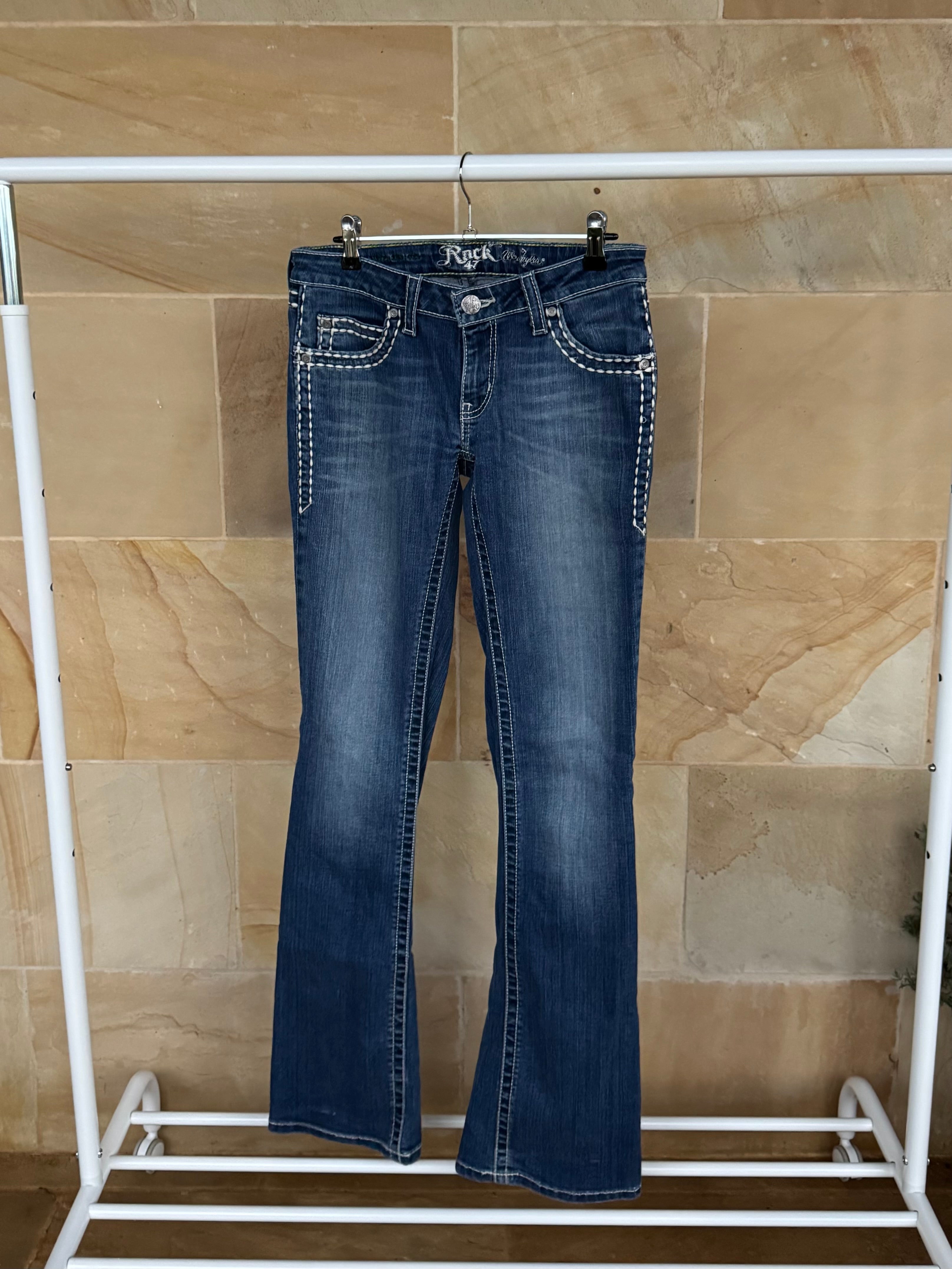 WRANGLER ROCK 47 LOW RISE JEANS 27/34
