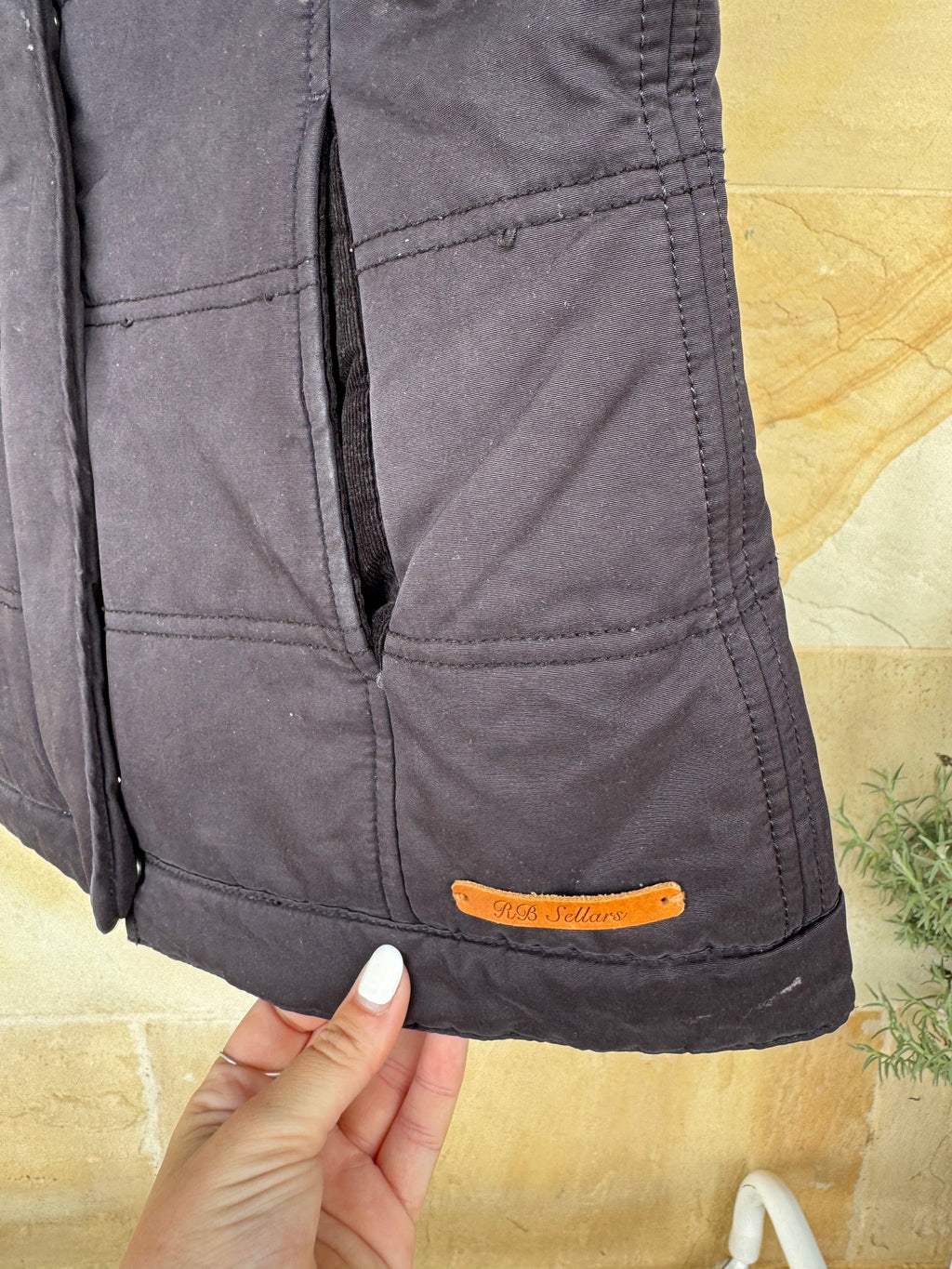 RB SELLARS BLACK GILLET VEST 8
