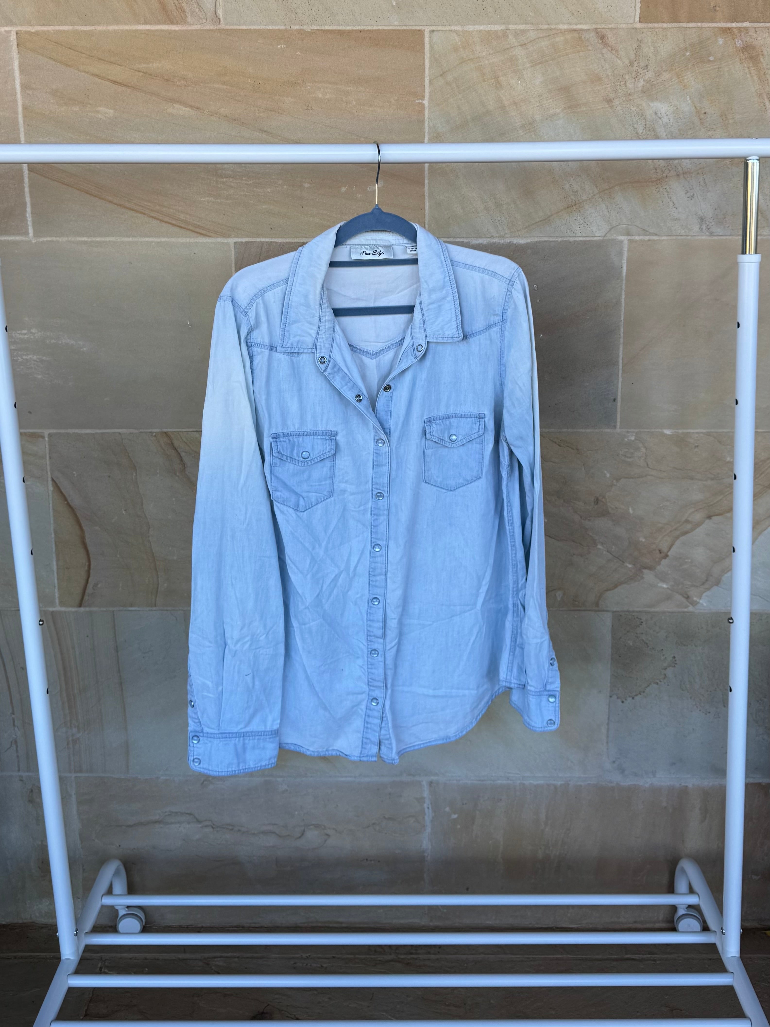 MISS SHOP DENIM SHIRT 16