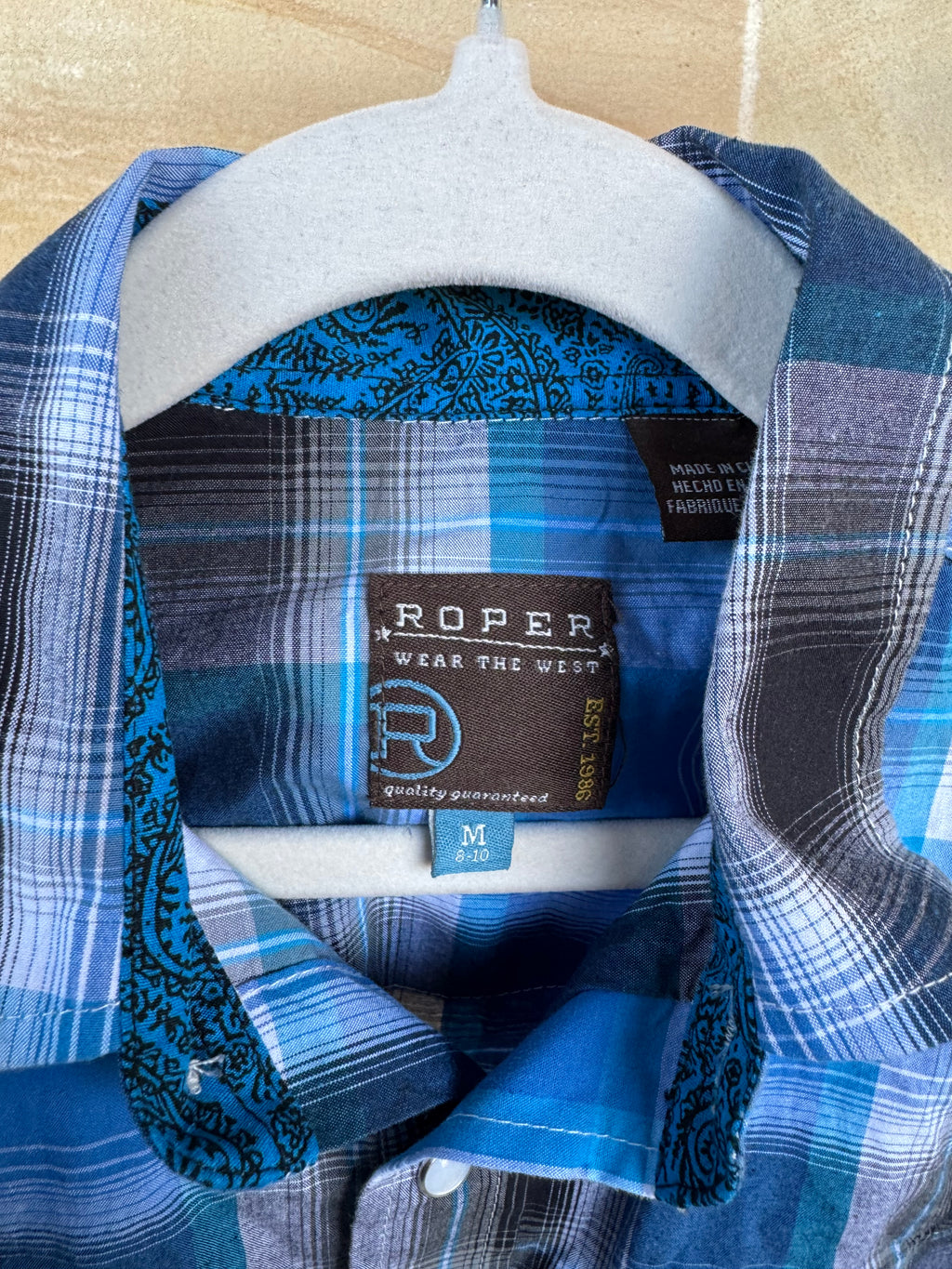 ROPER KIDS SHIRT 8-10