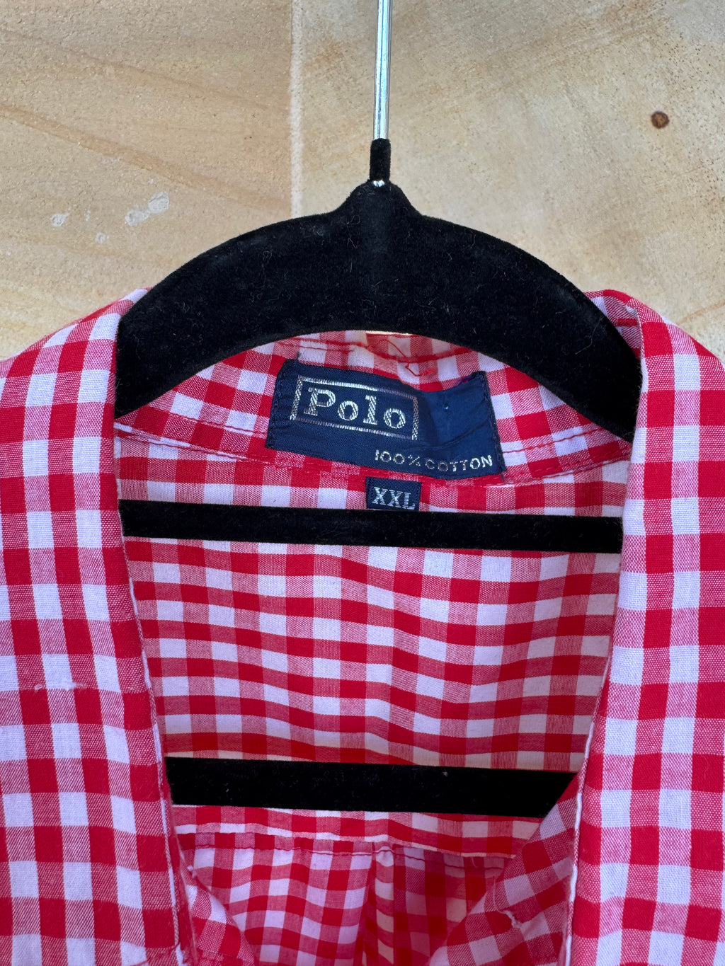 POLO RALPH LAUREN CHECKED SHIRT MENS 2XL