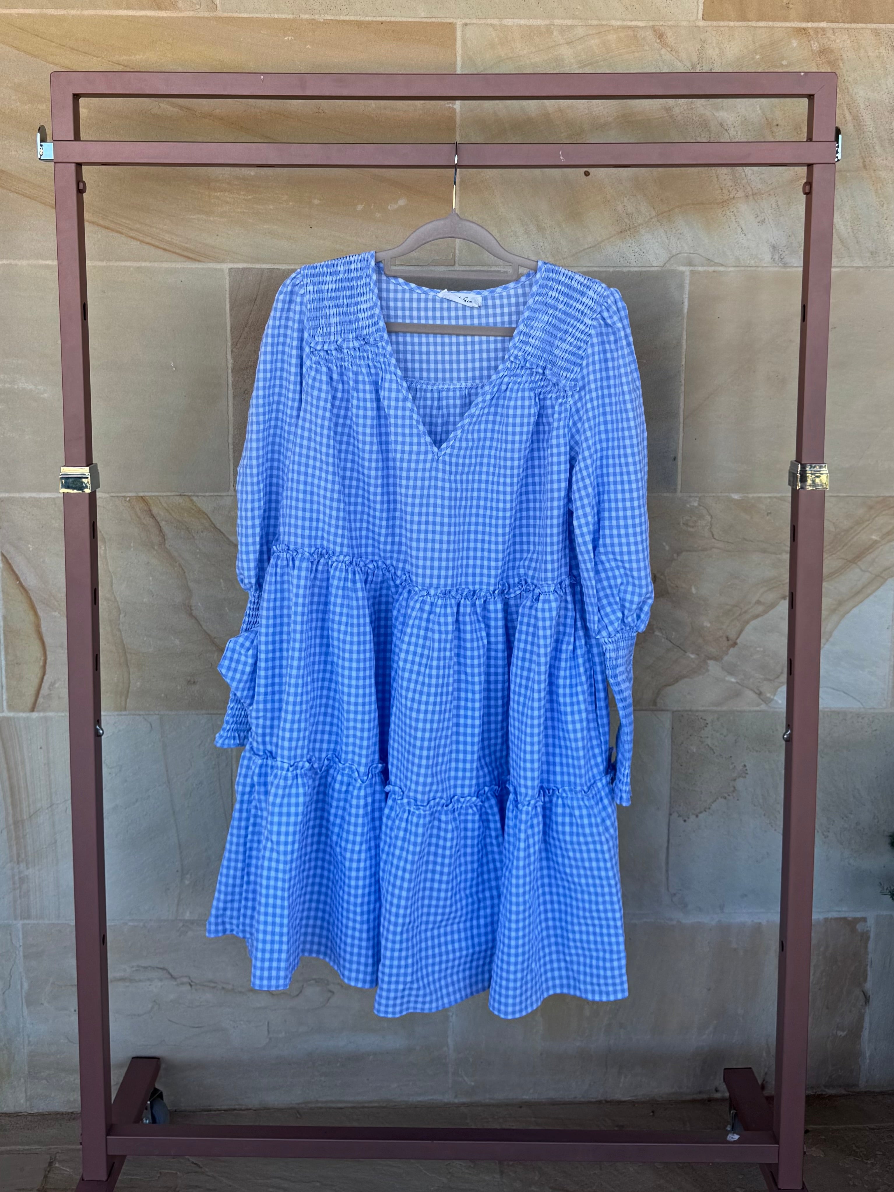 PEARL & SEA GINGHAM DRESS 10