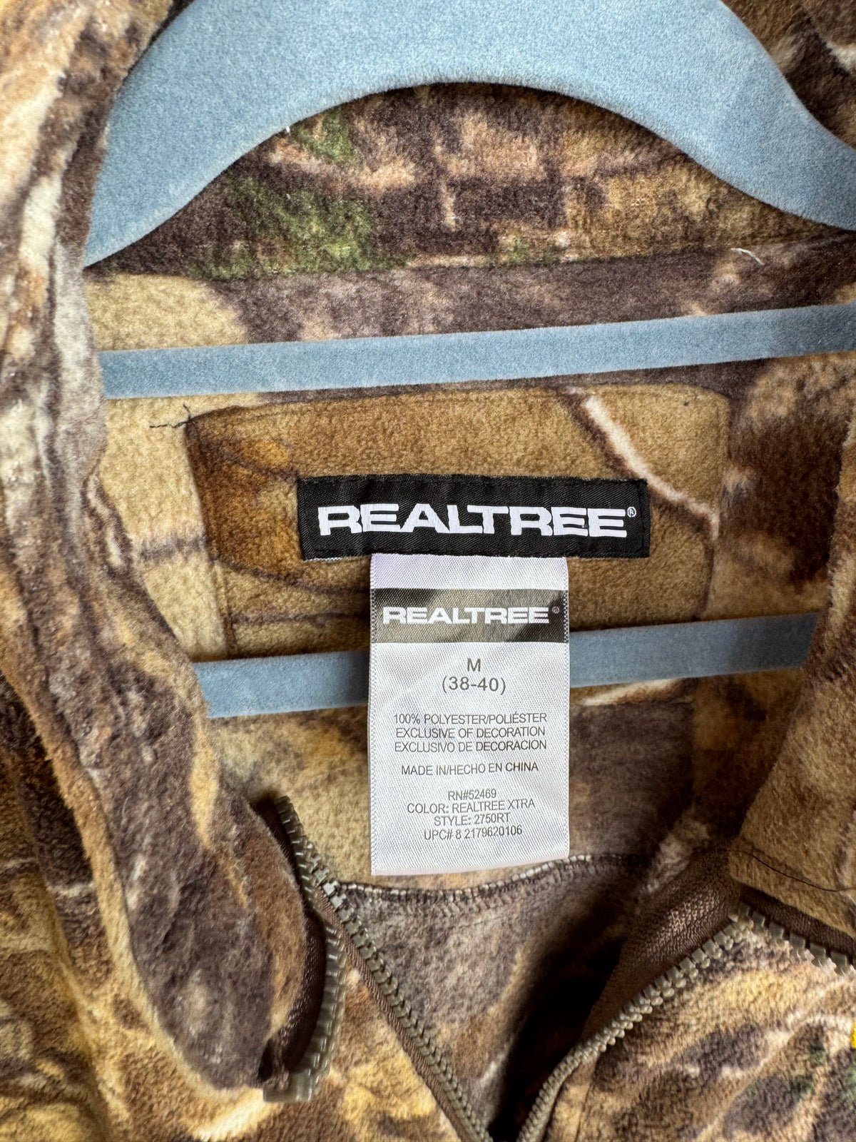 REALTREE ZIP UP JACKET M