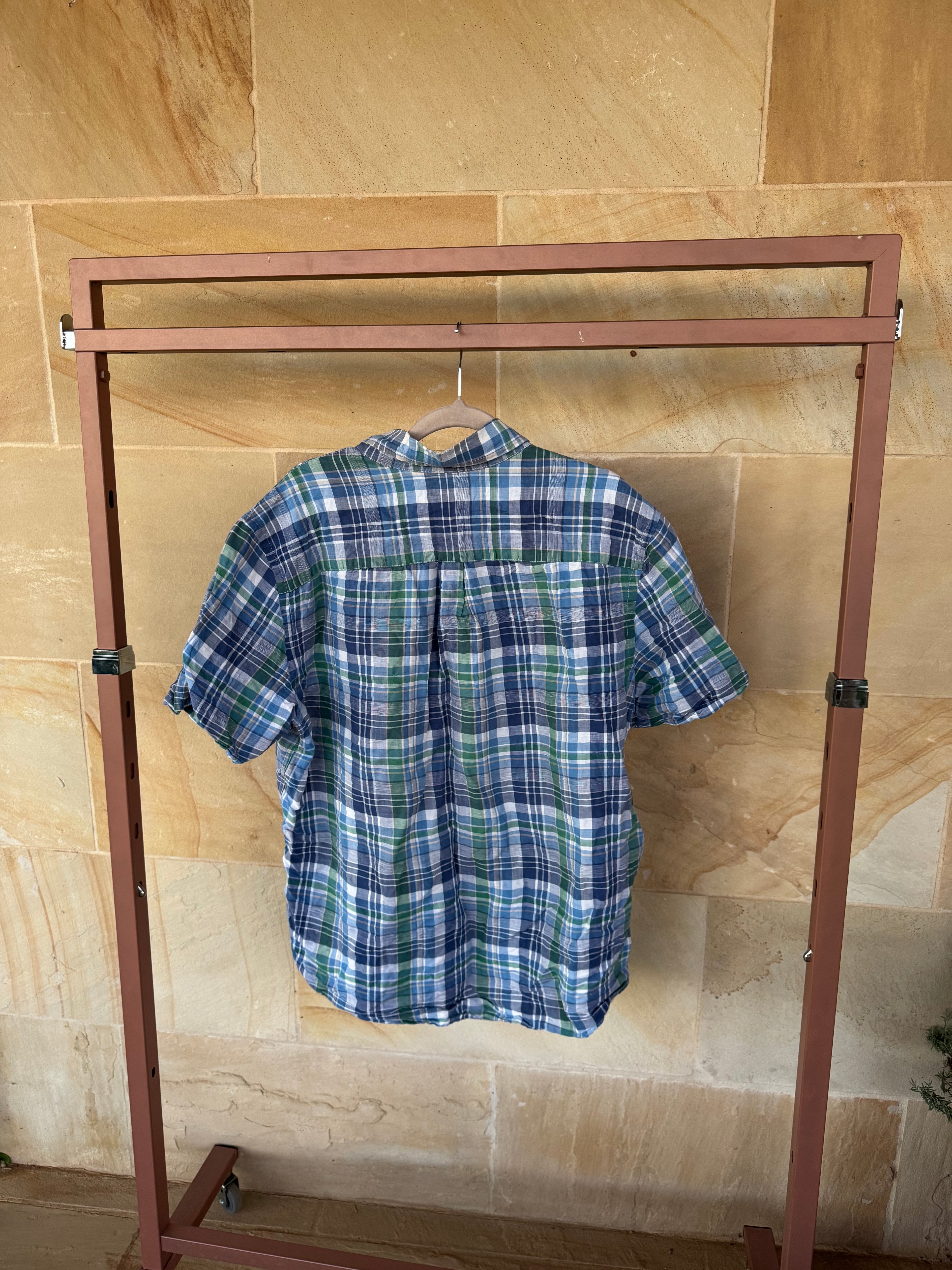 CHAPS LINEN SHIRT L