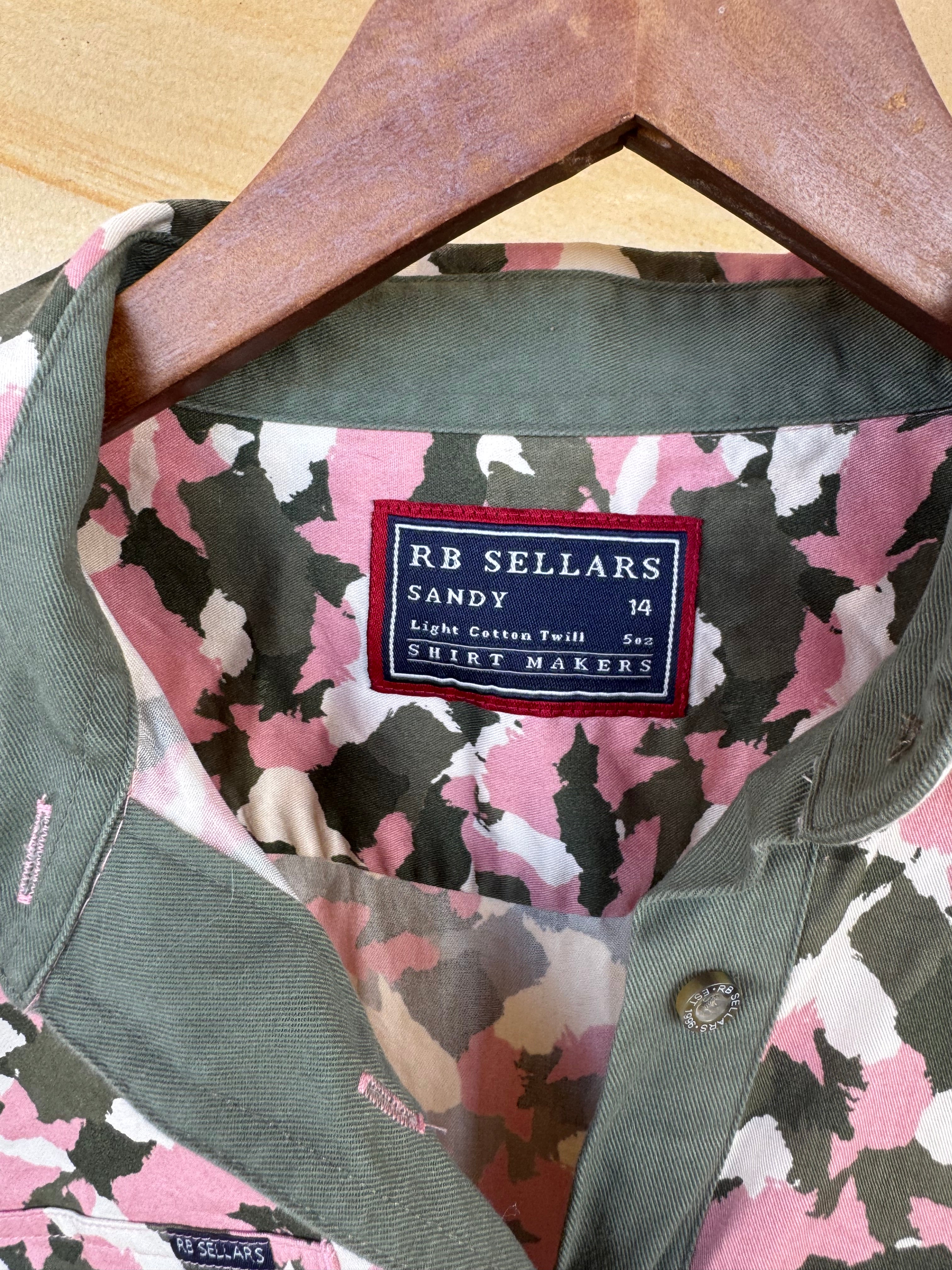 RB SELLARS PINK CAMO WORK SHIRT 14