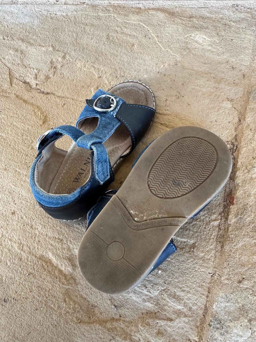 WALNUT MELBOURNE KIDS SANDALS 25