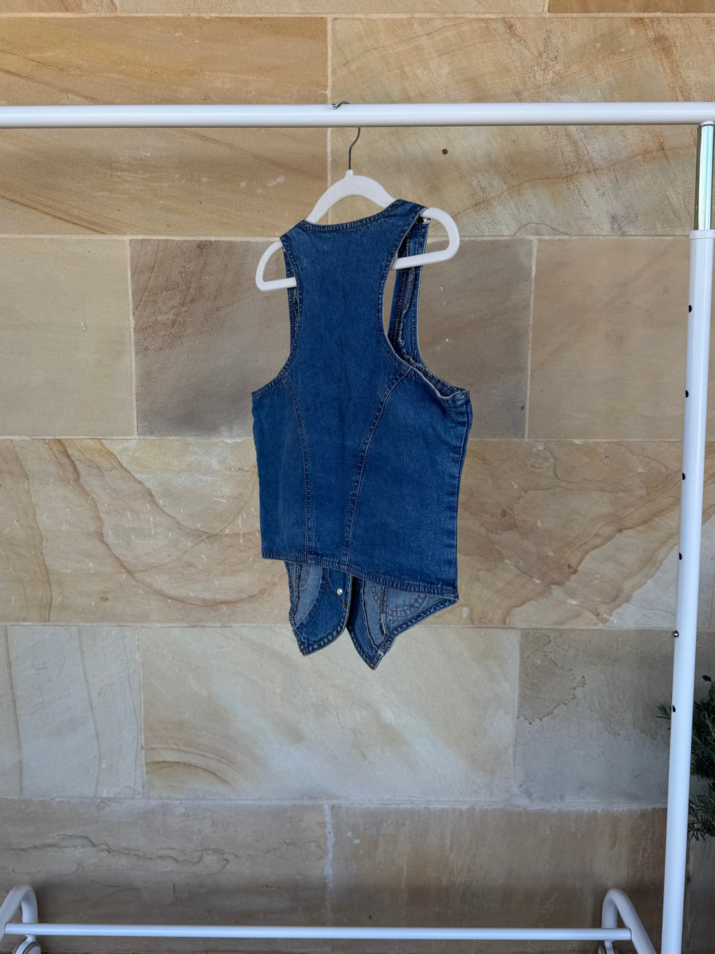 CTN SOFTWASH DENIM TOP S