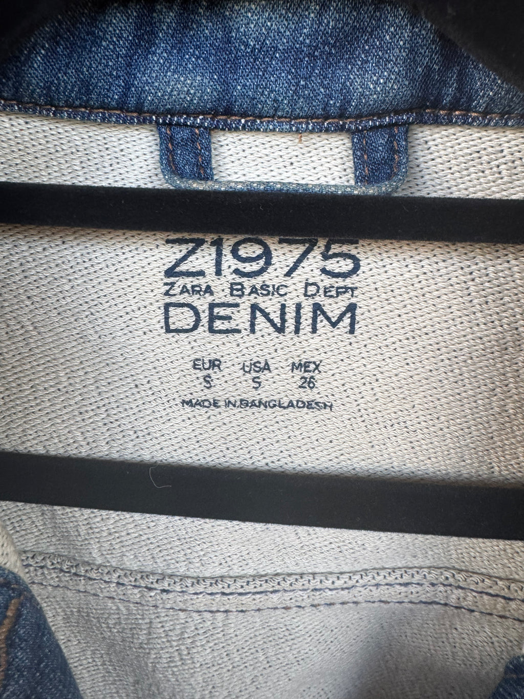 ZARA DENIM JACKET S