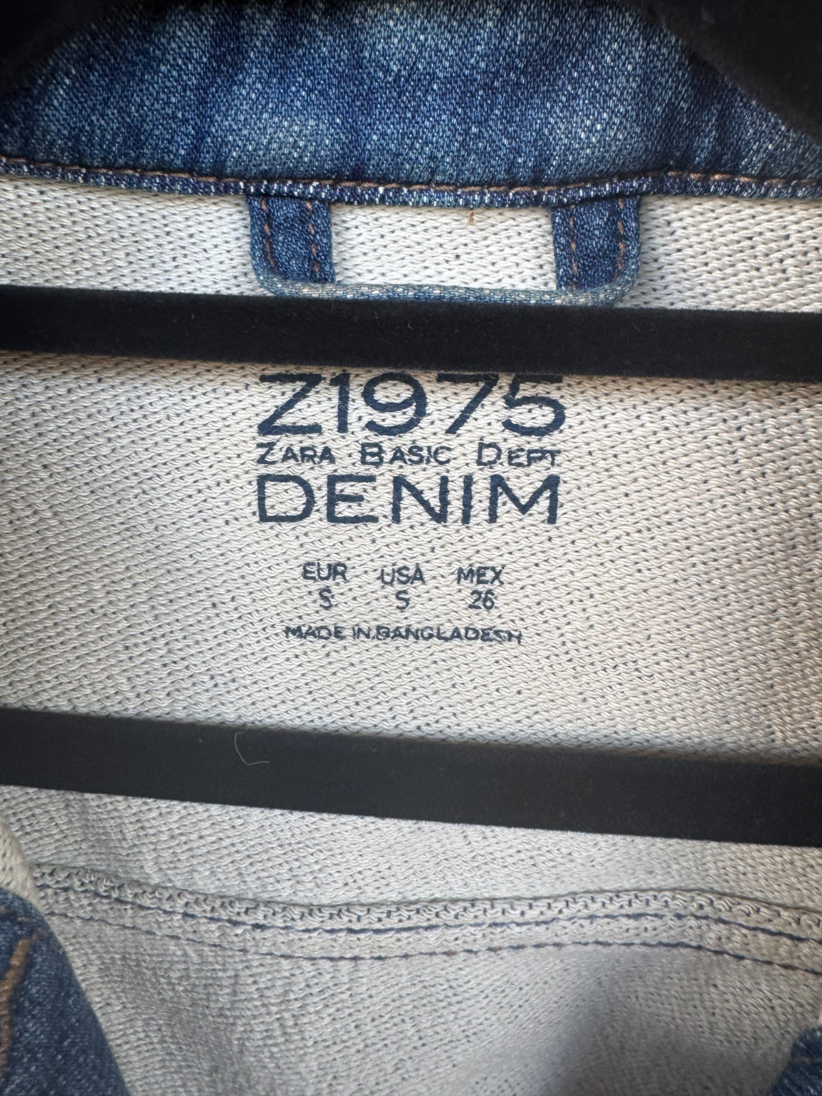 ZARA DENIM JACKET S