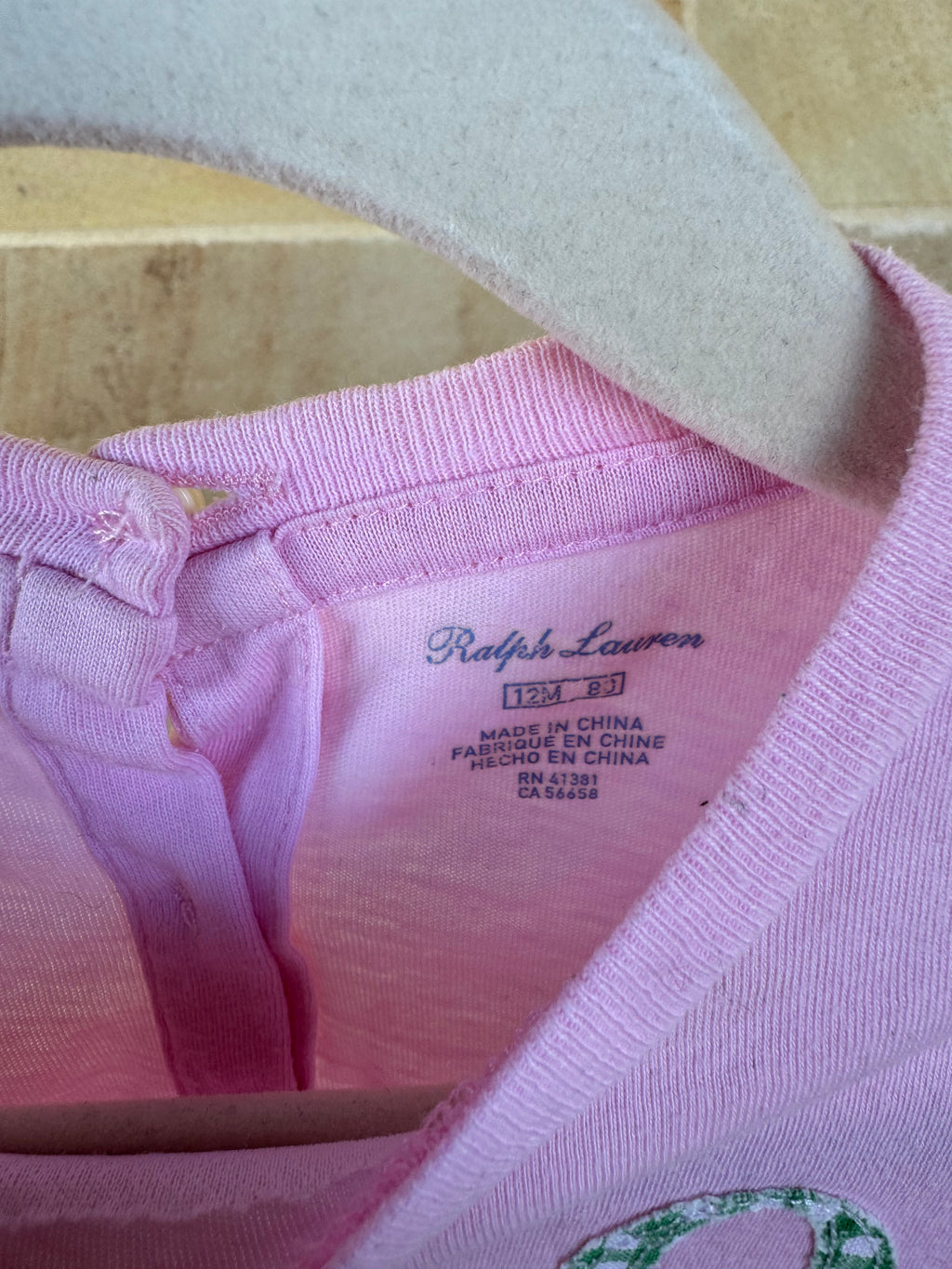 POLO RALPH LAUREN KIDS T-SHIRT 12M