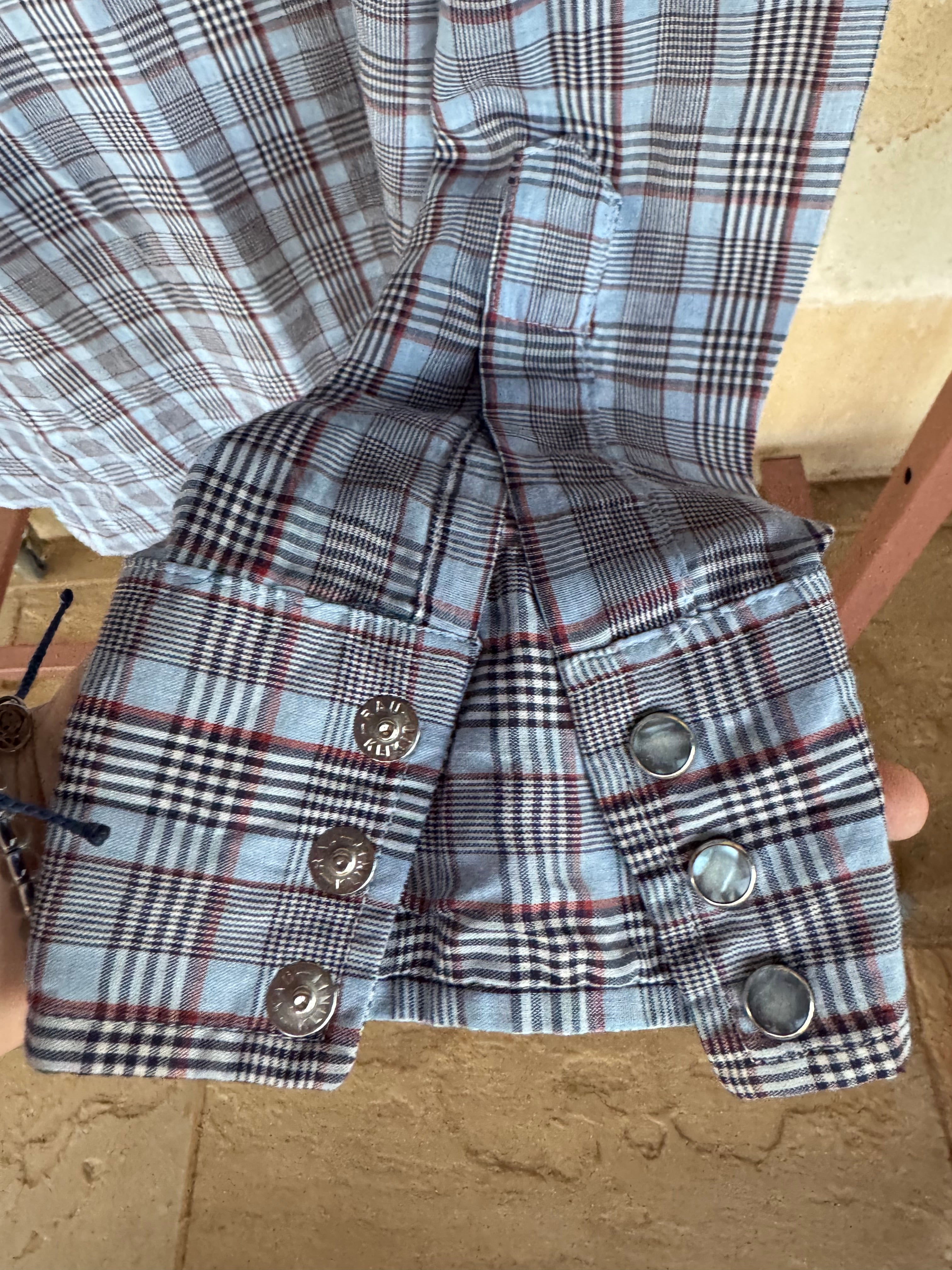 WRANGLER PEARL SNAP SHIRT L