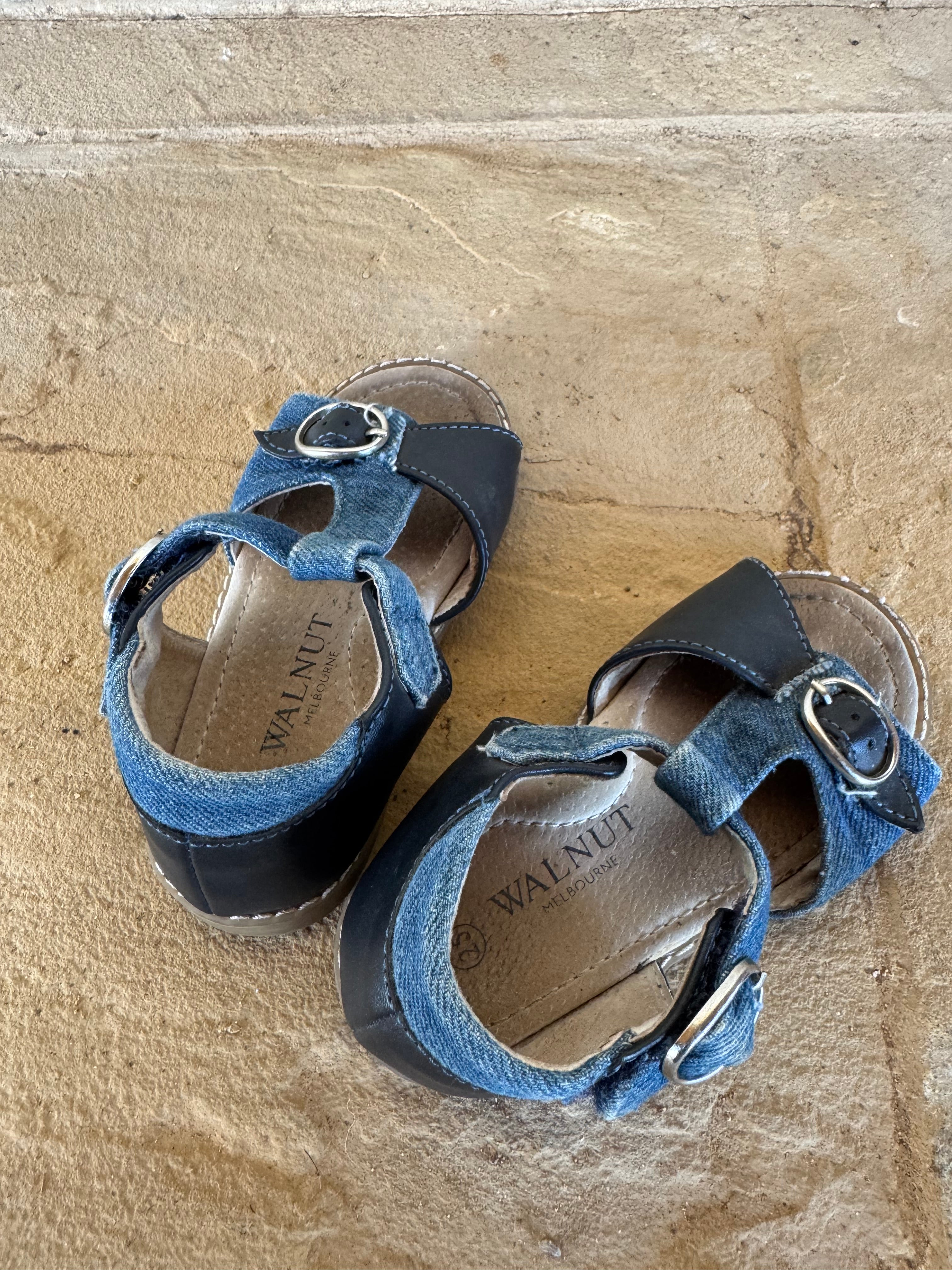 WALNUT MELBOURNE KIDS SANDALS 25