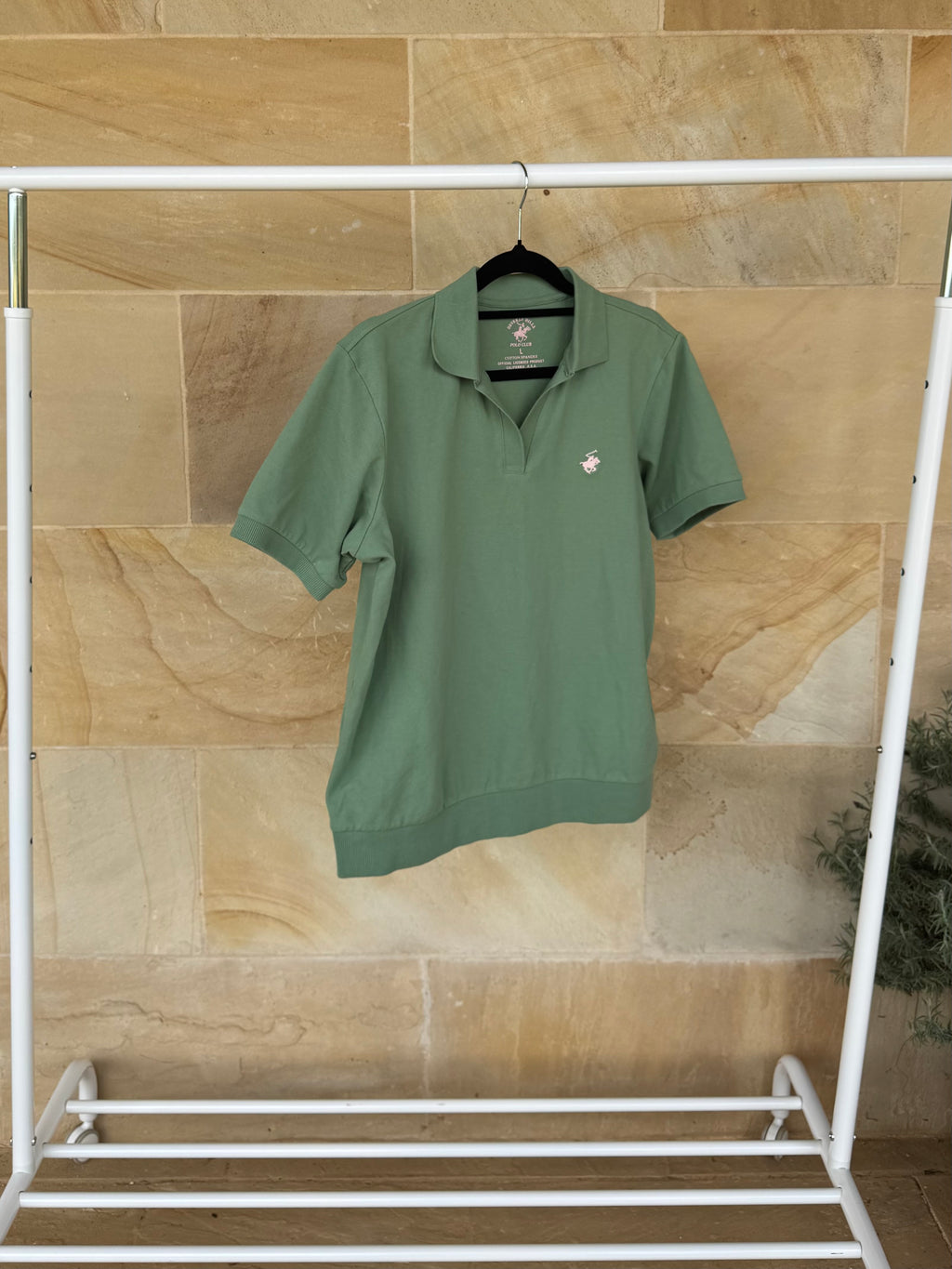 BEVERLY HILLS POLO CLUB POLO SHIRT L