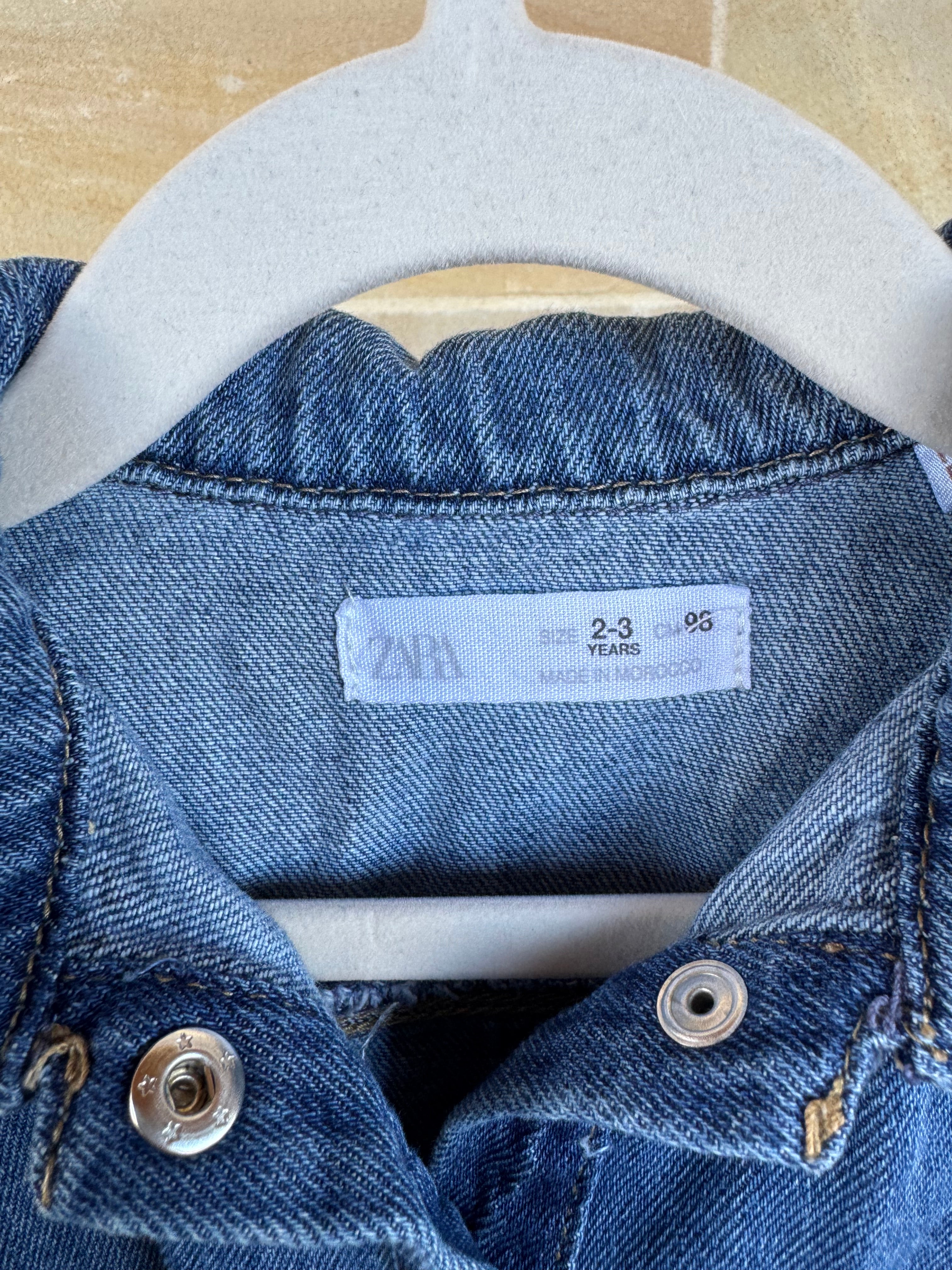 ZARA KIDS DENIM DRESS 2-3