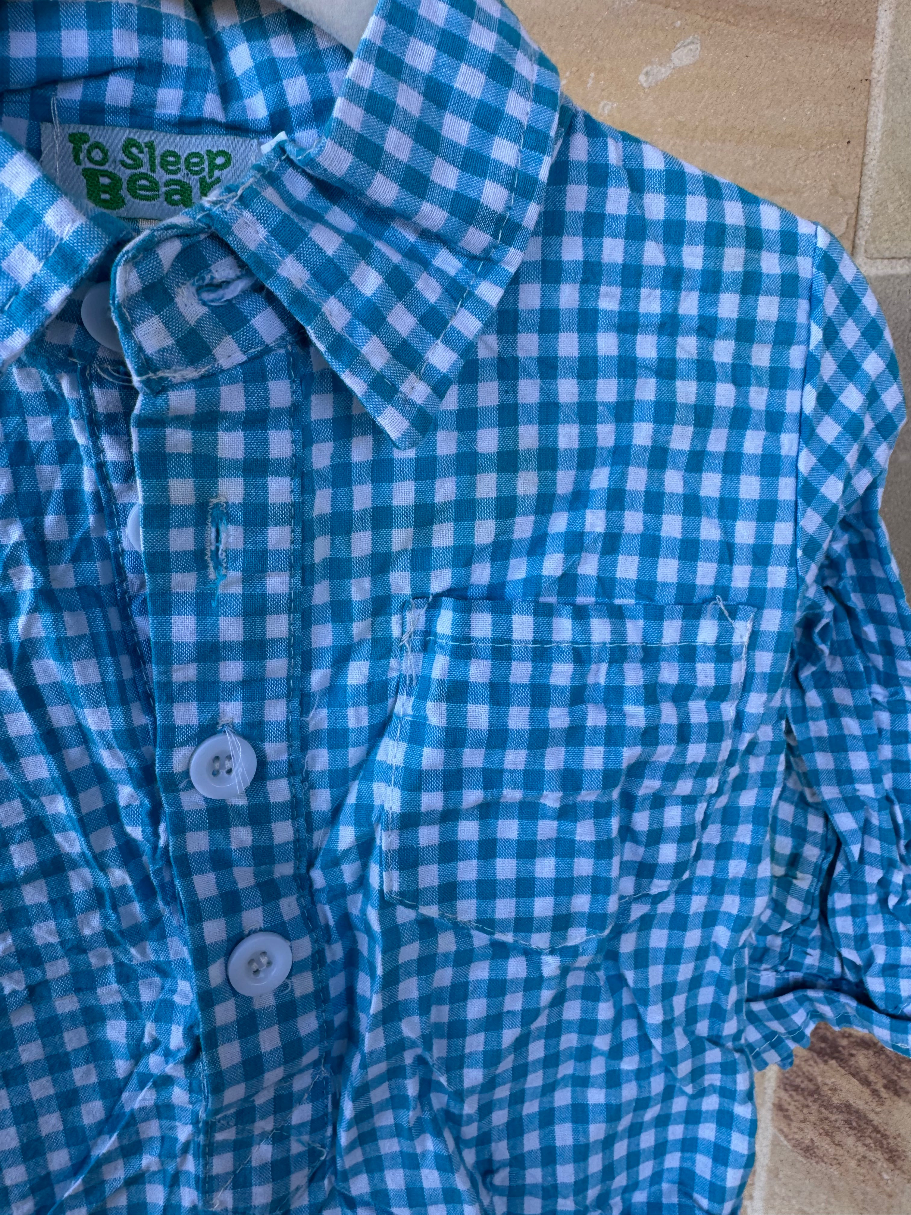 TO SLEEP BEAR SHIRT 6M
