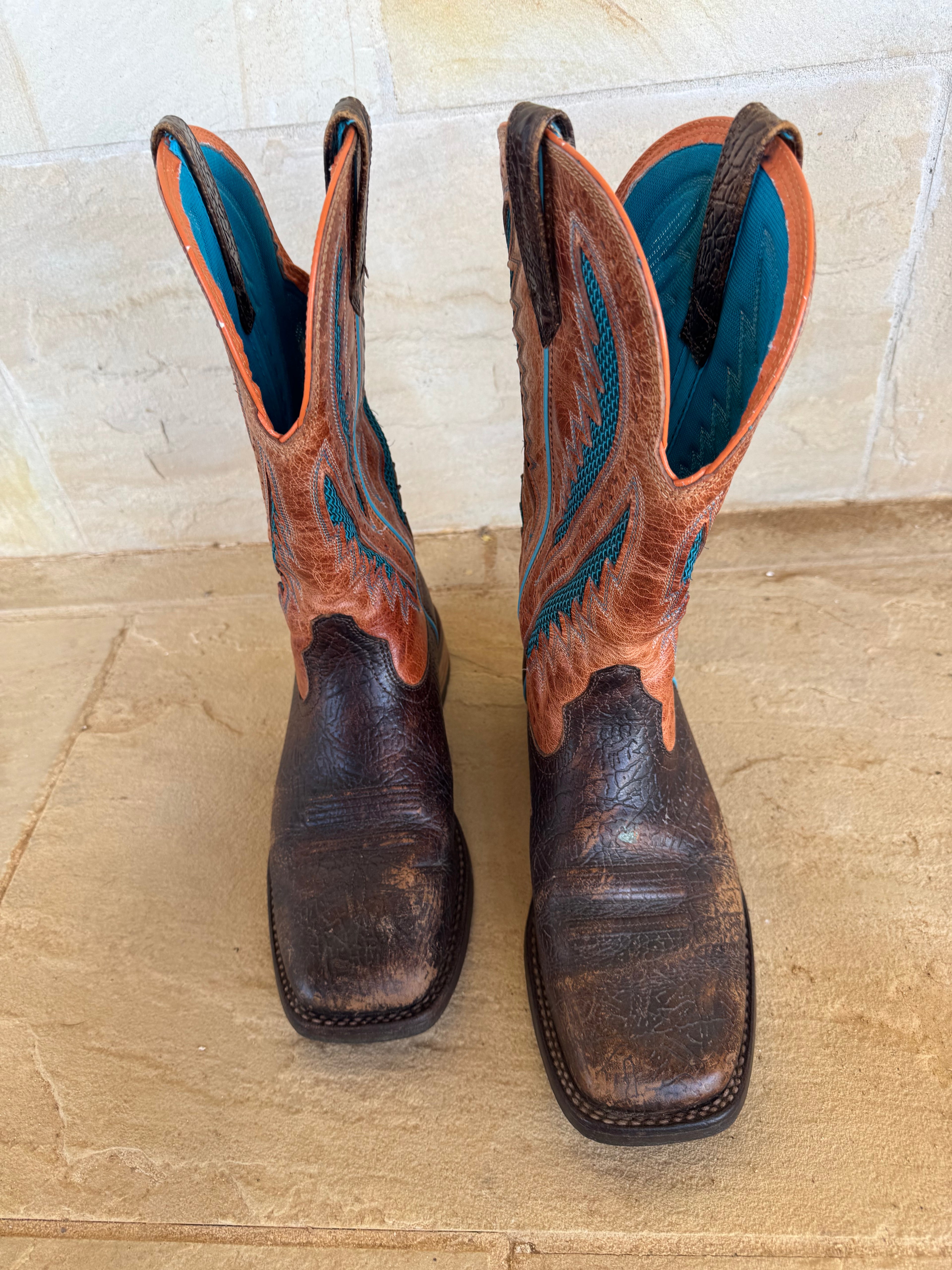 ARIAT TURQUOISE BOOTS MENS 8/41
