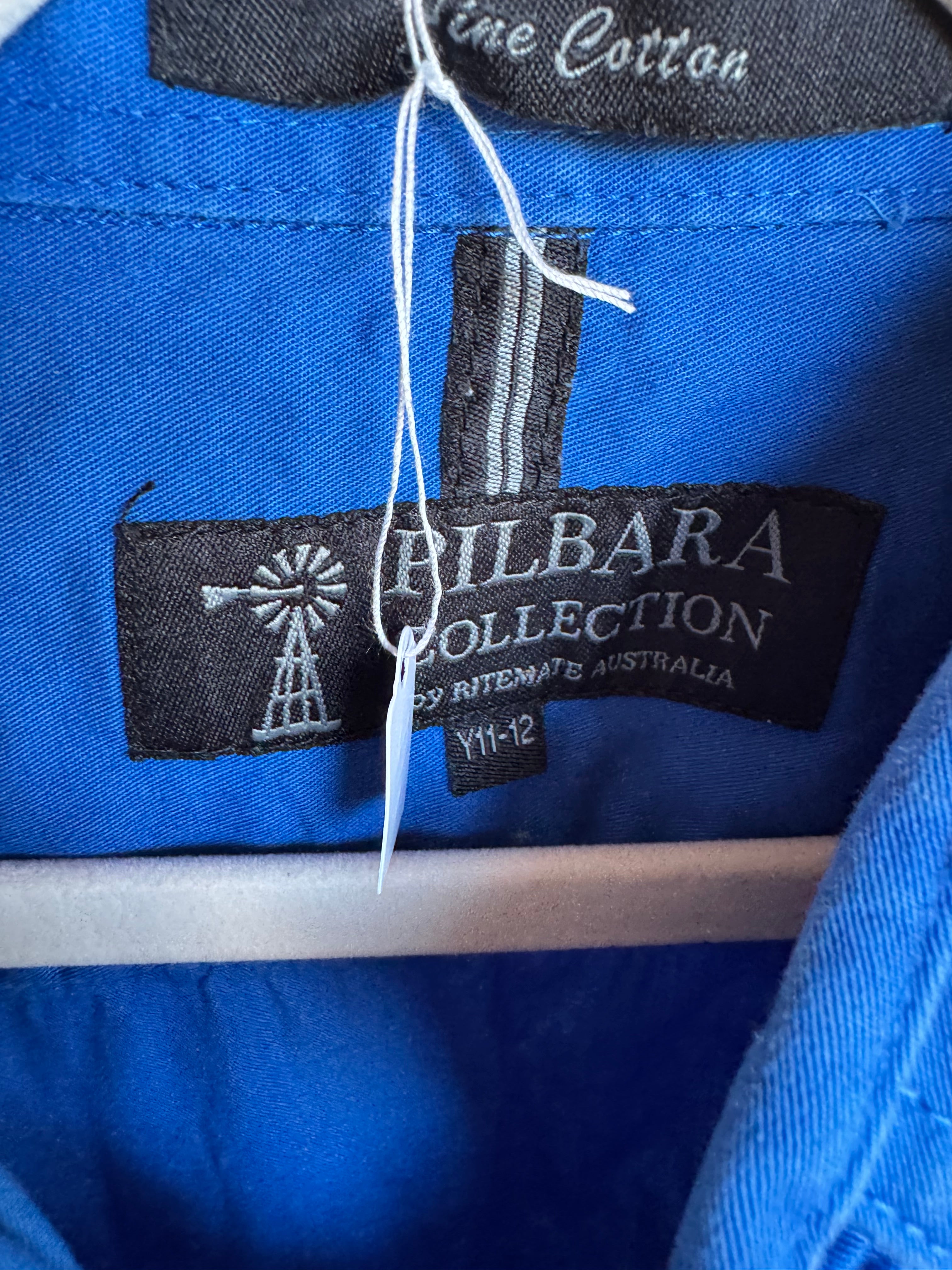 PILBARA KIDS WORK SHIRT 11-12