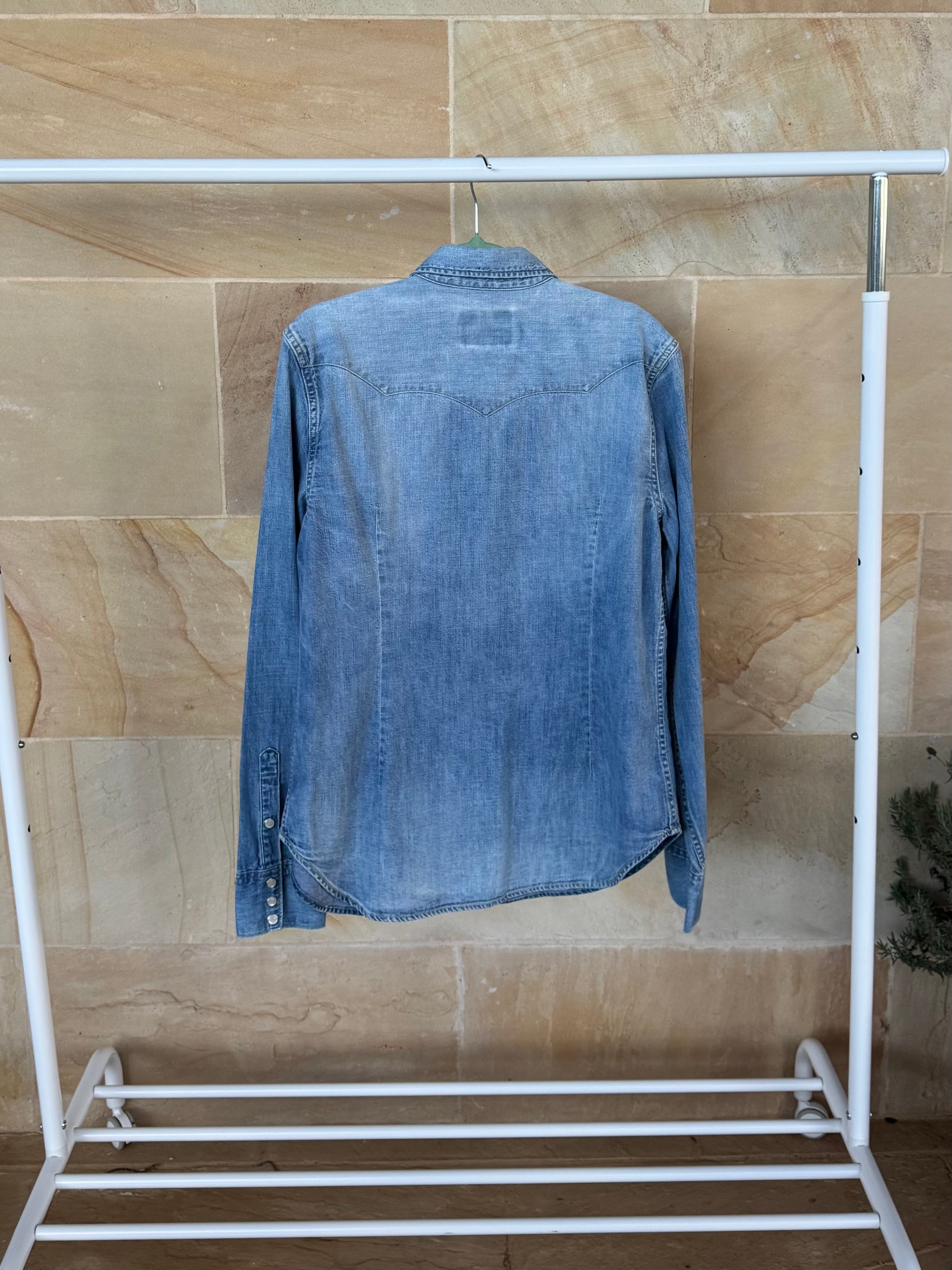 POLO RALPH LAUREN VINTAGE DENIM SHIRT M