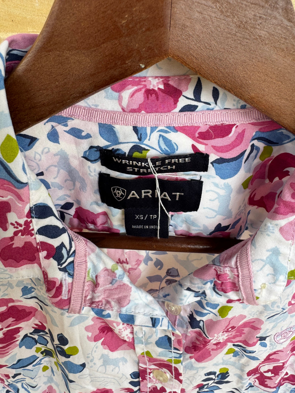 ARIAT FLORAL SHIRT XS