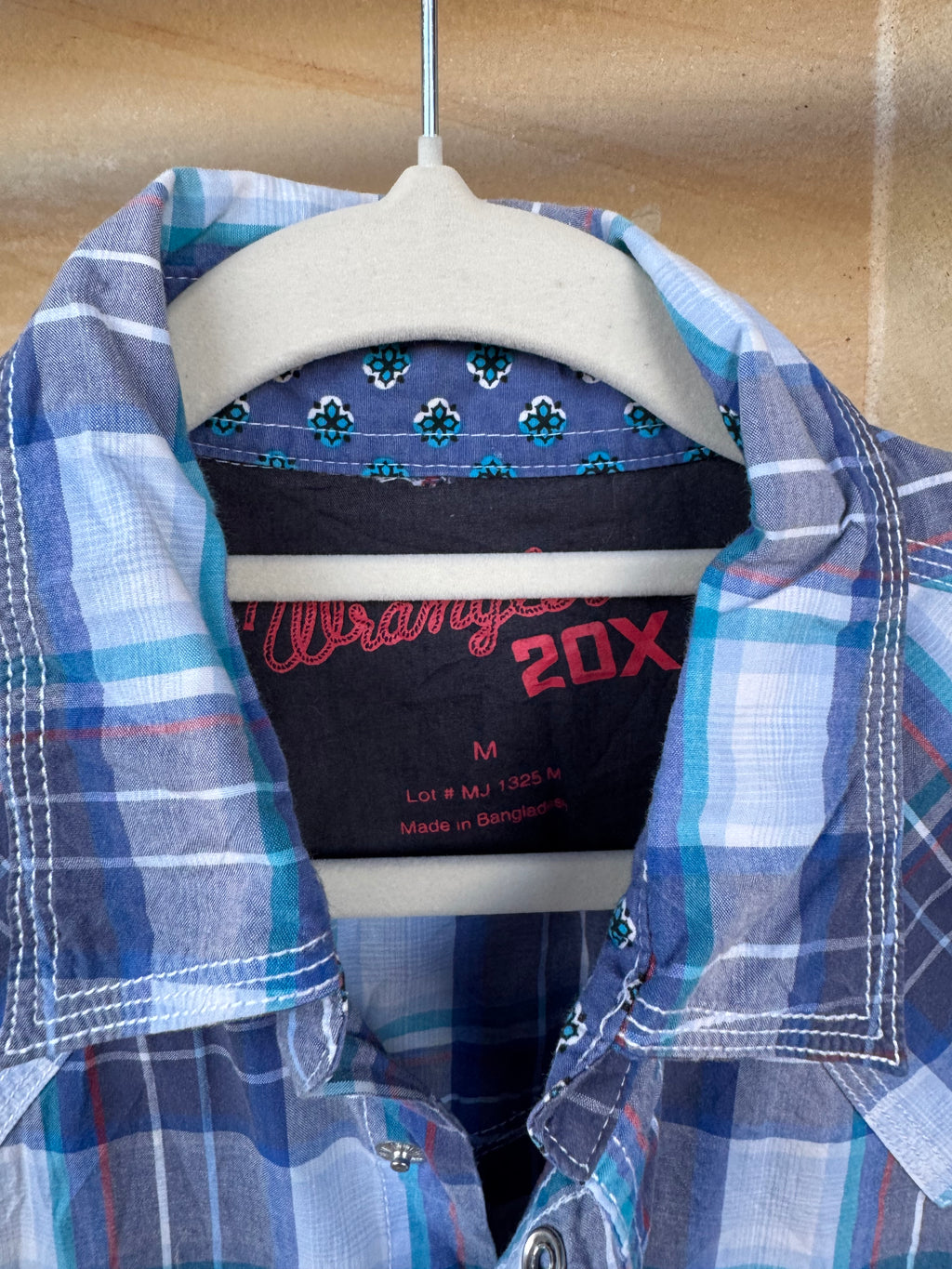 WRANGLER 20X SNAP SHIRT M