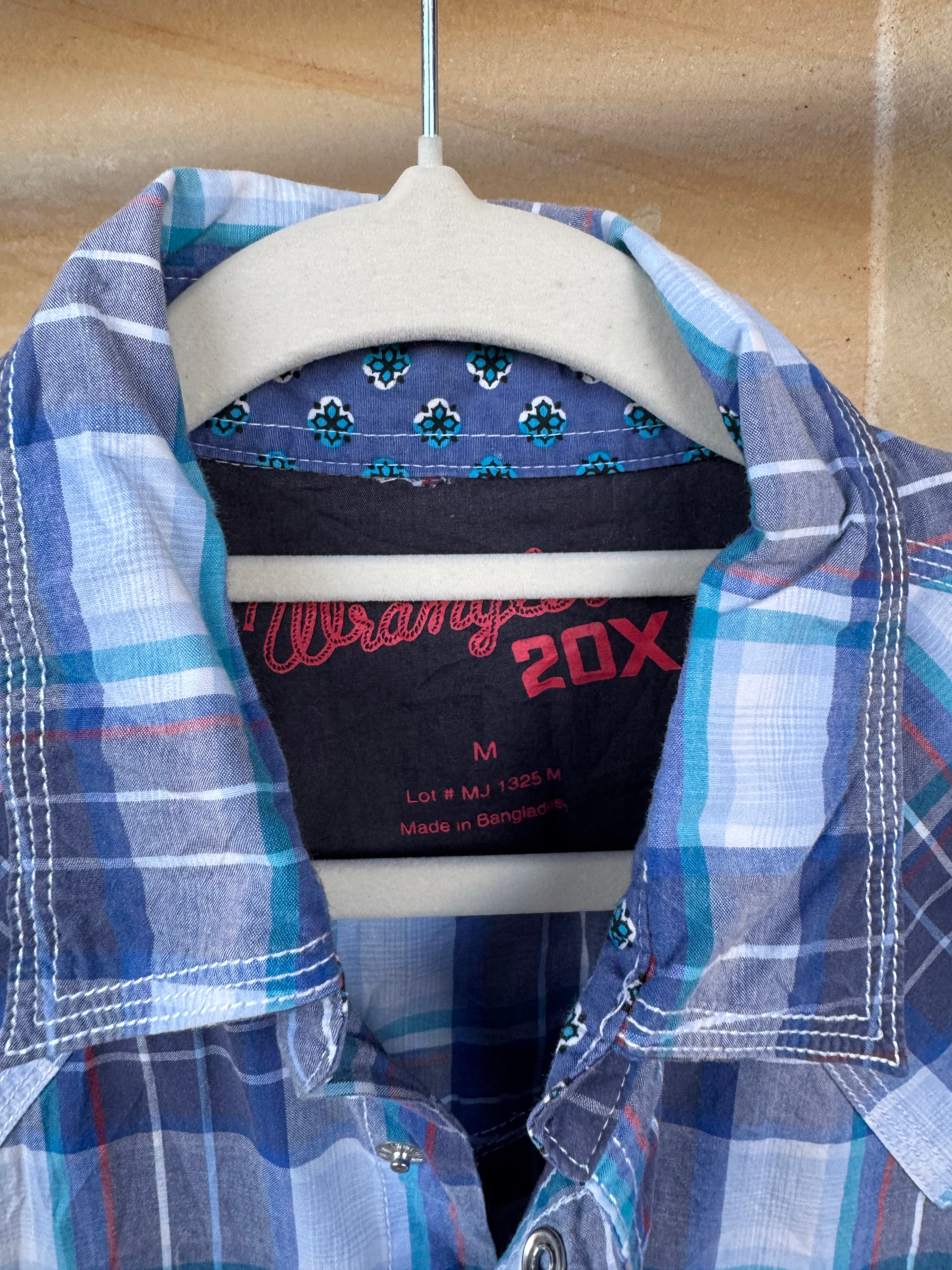 WRANGLER 20X SNAP SHIRT M