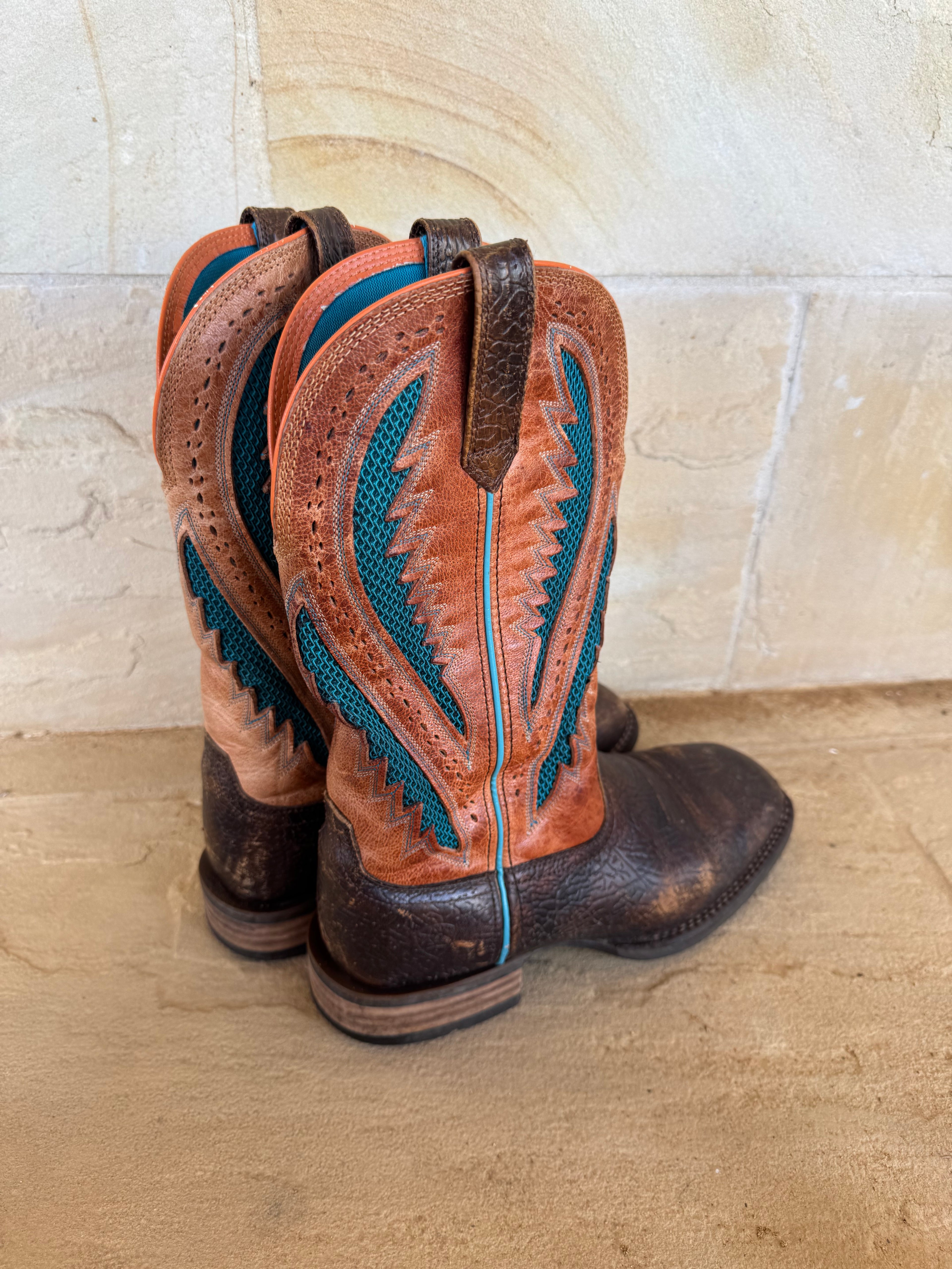 ARIAT TURQUOISE BOOTS MENS 8/41