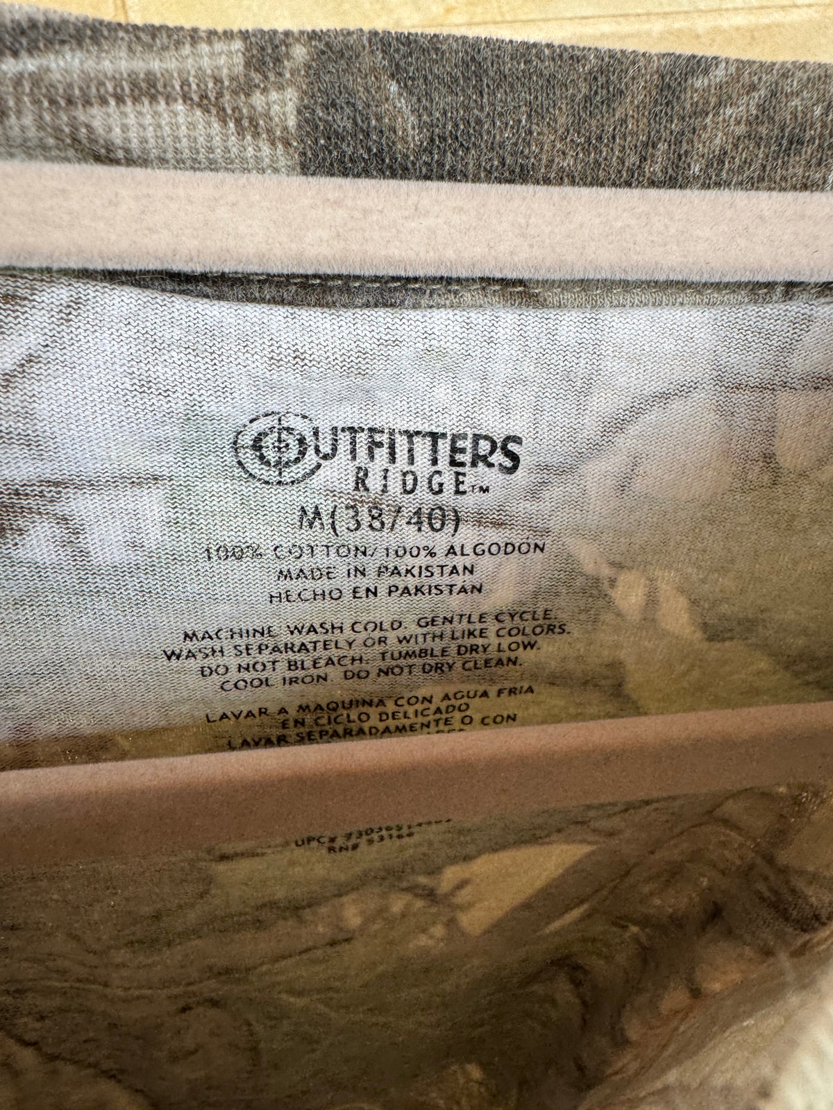 OUTFITTERS RIDGE CAMO T SHIRT M