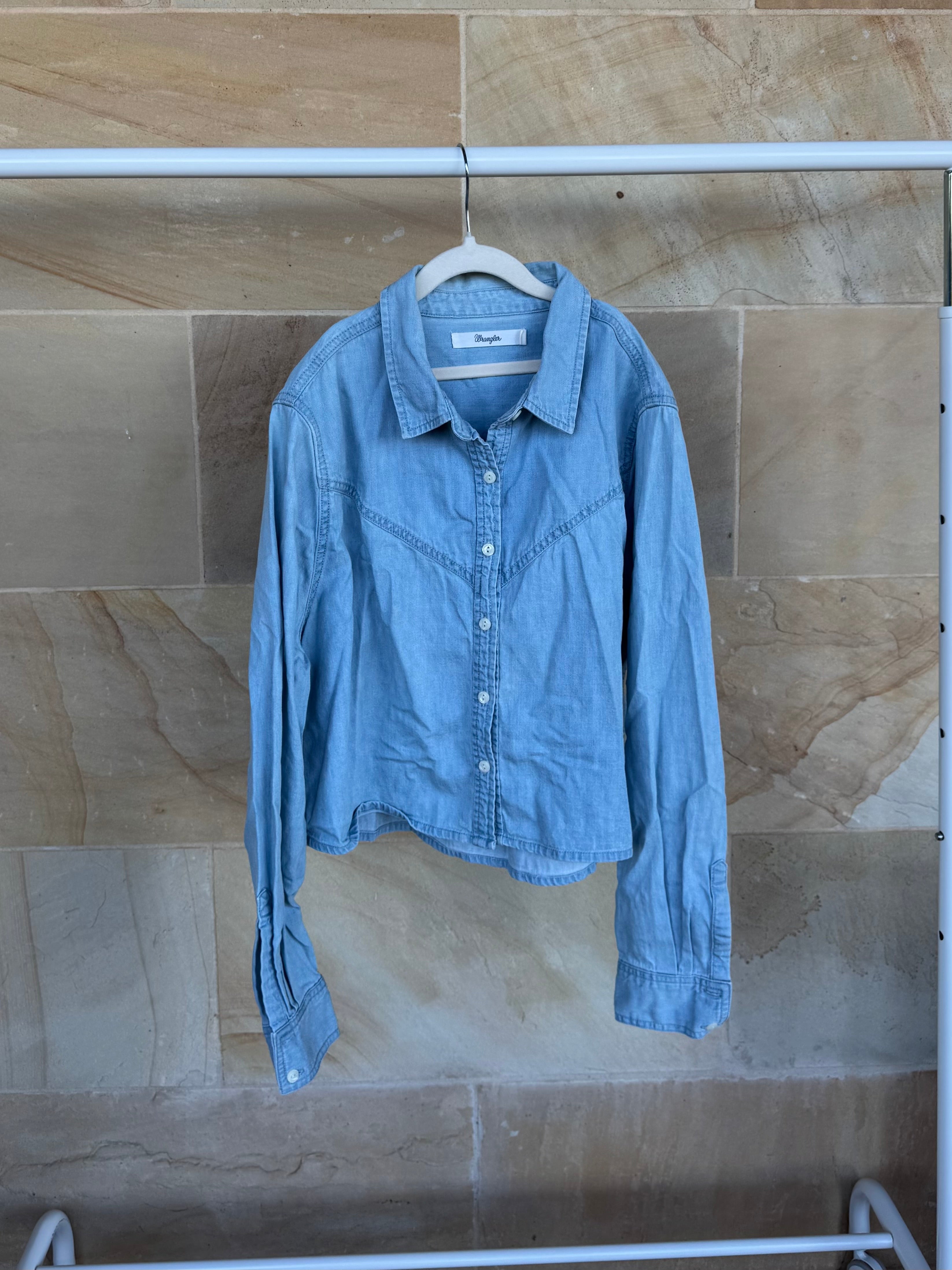 WRANGLER DENIM SHIRT KIDS 14/XXS