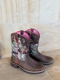 *RESERVED* ARIAT PINK CAMO BOOTS 36.5