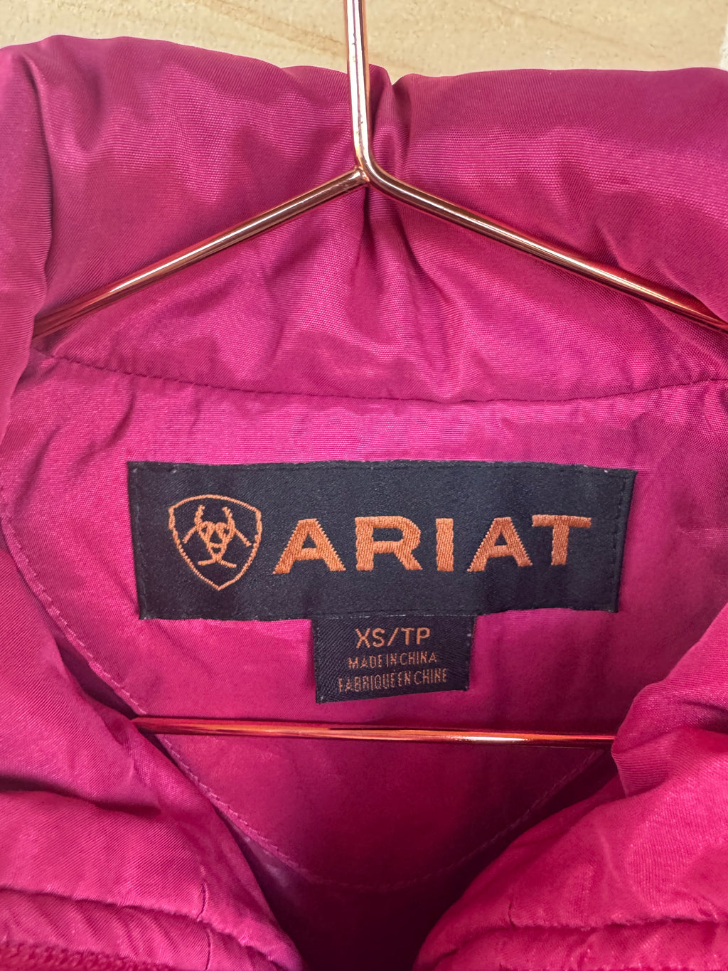 ARIAT PUFFER JACKET XS