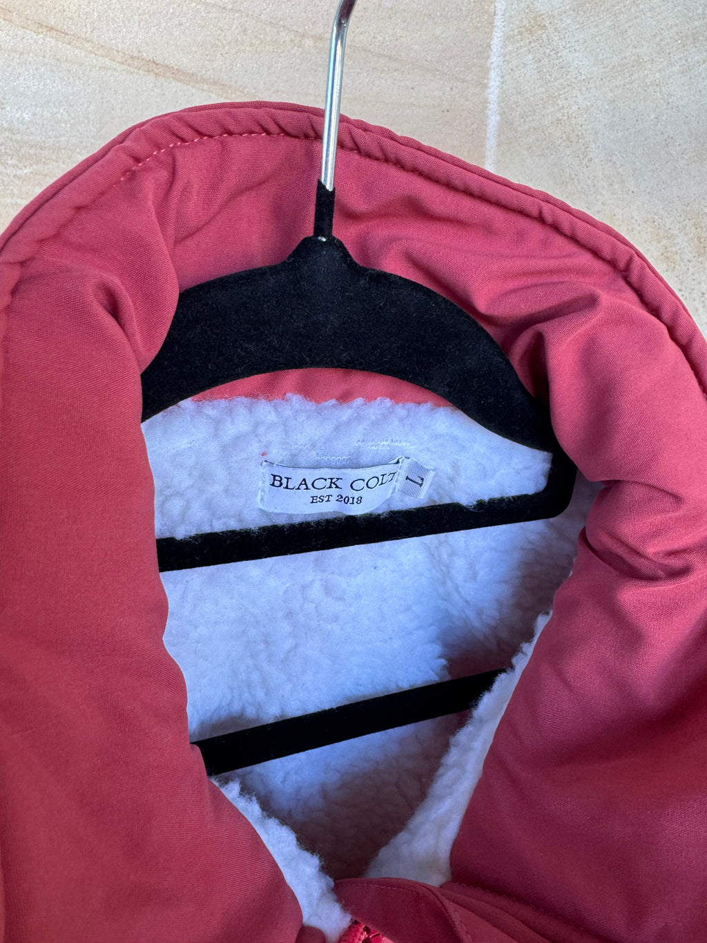 BLACK COLT SHERPA JACKET M/L