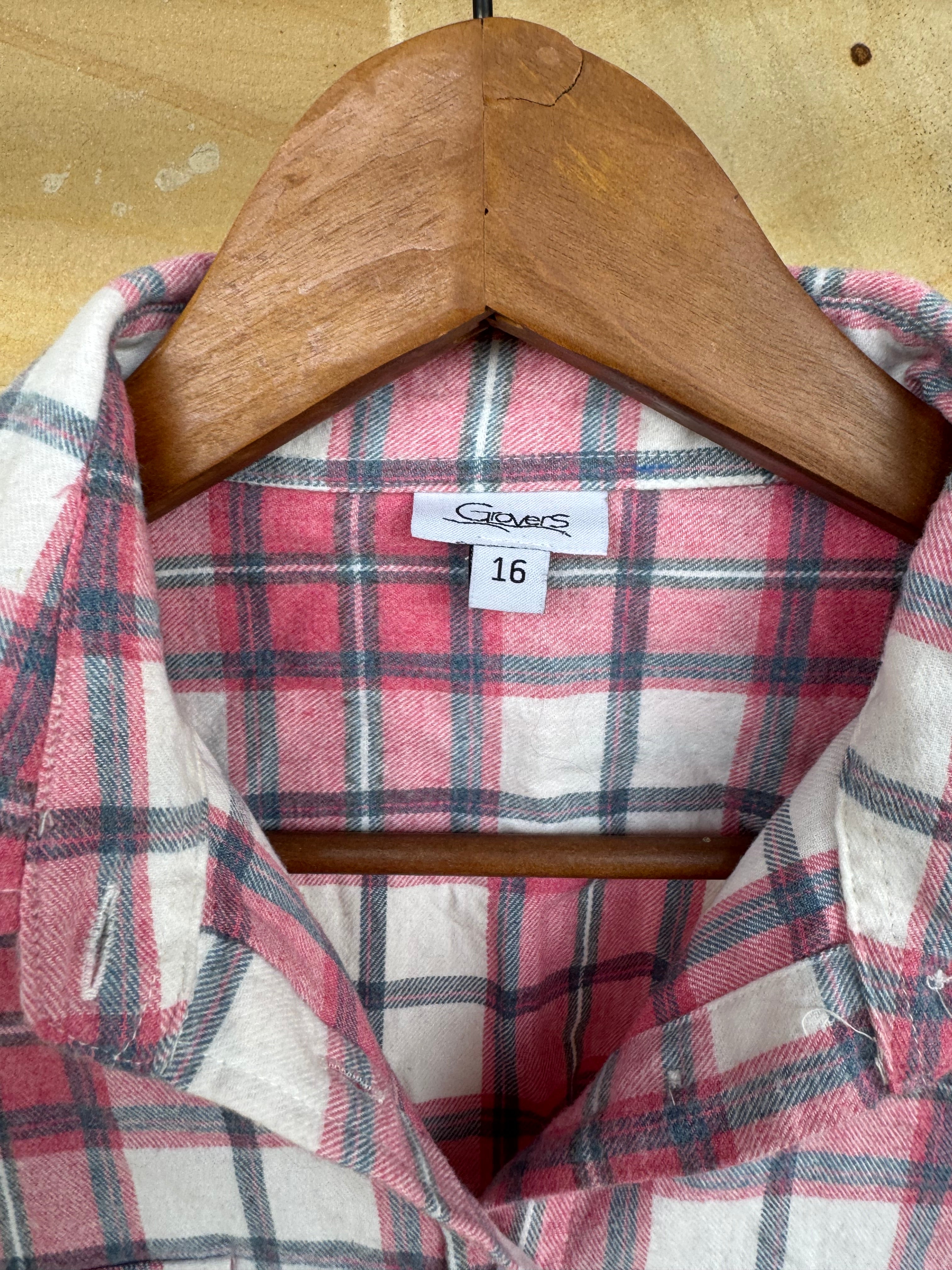 GROVERS FLANNELETTE SHIRT 16