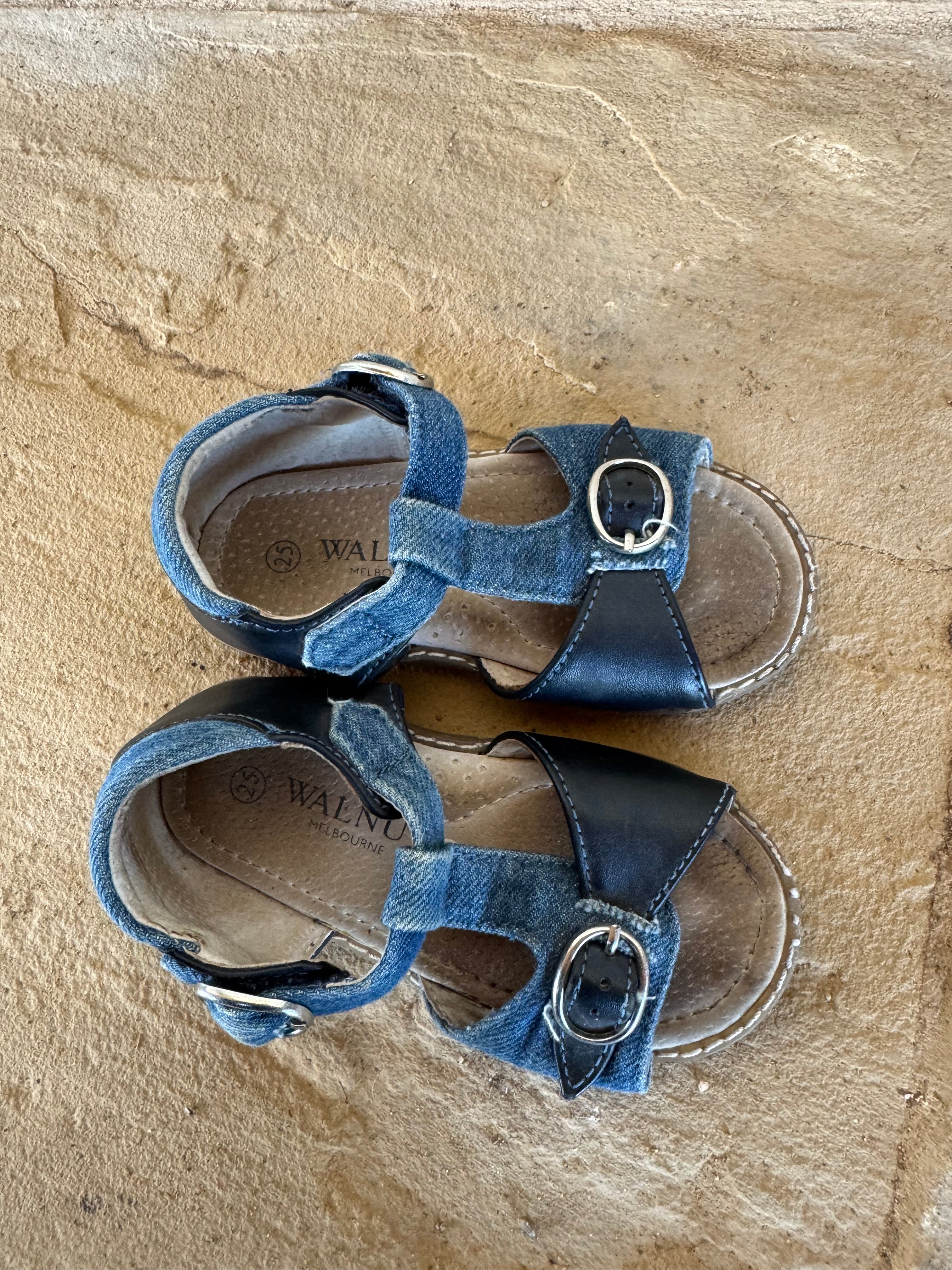 WALNUT MELBOURNE KIDS SANDALS 25