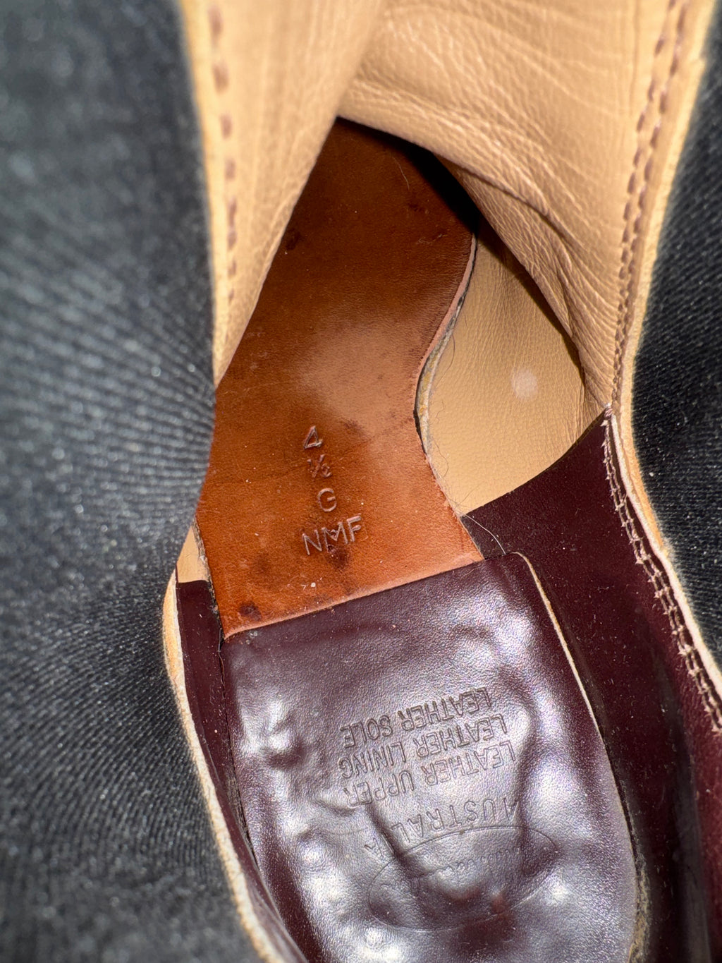 R.M. WILLIAMS CHELSEY BOOTS 37.5