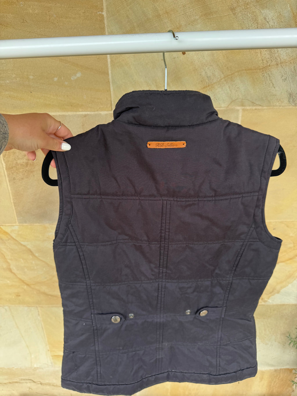 RB SELLARS BLACK GILLET VEST 8