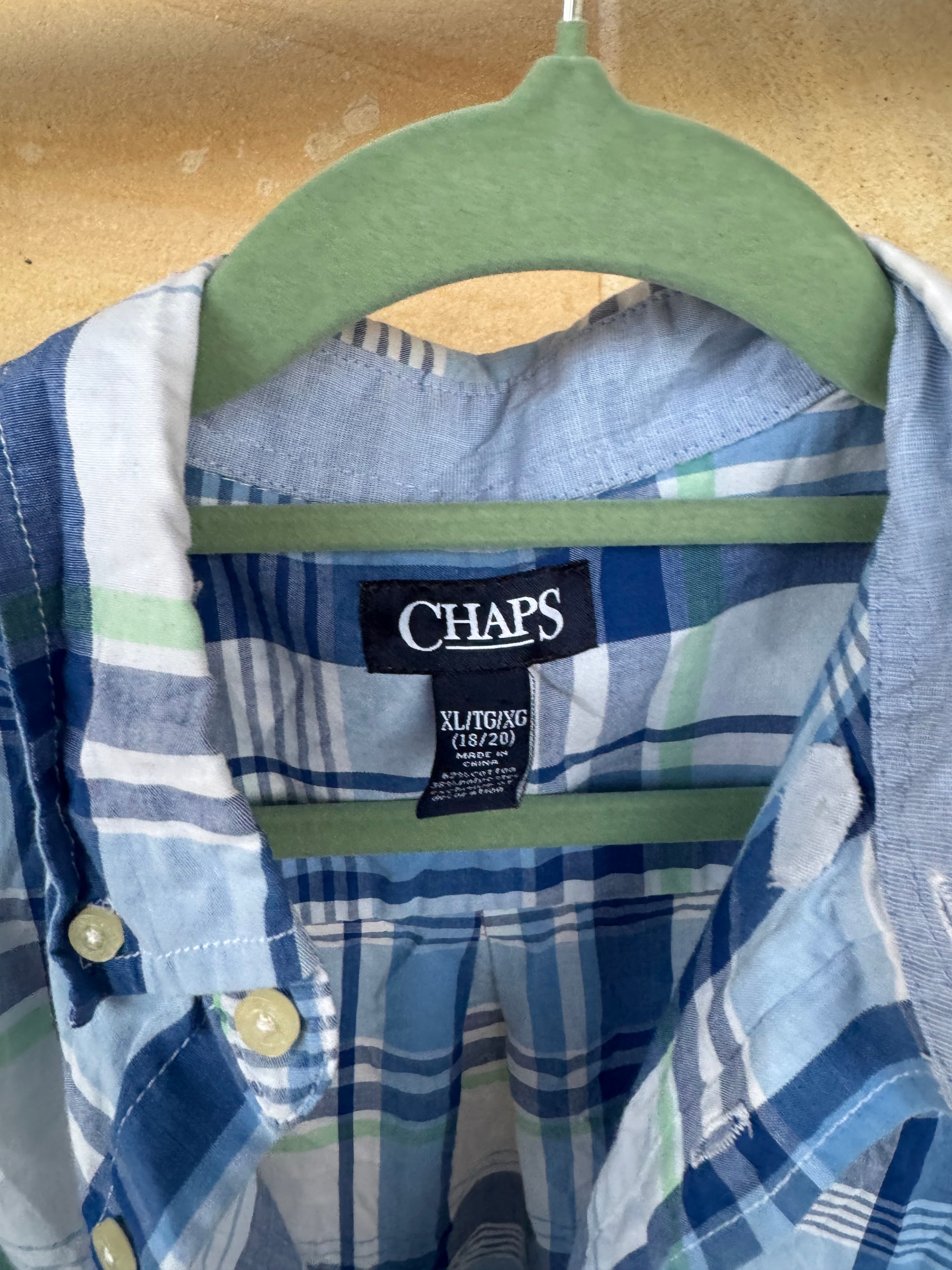 CHAPS WOMENS SHIRT XL