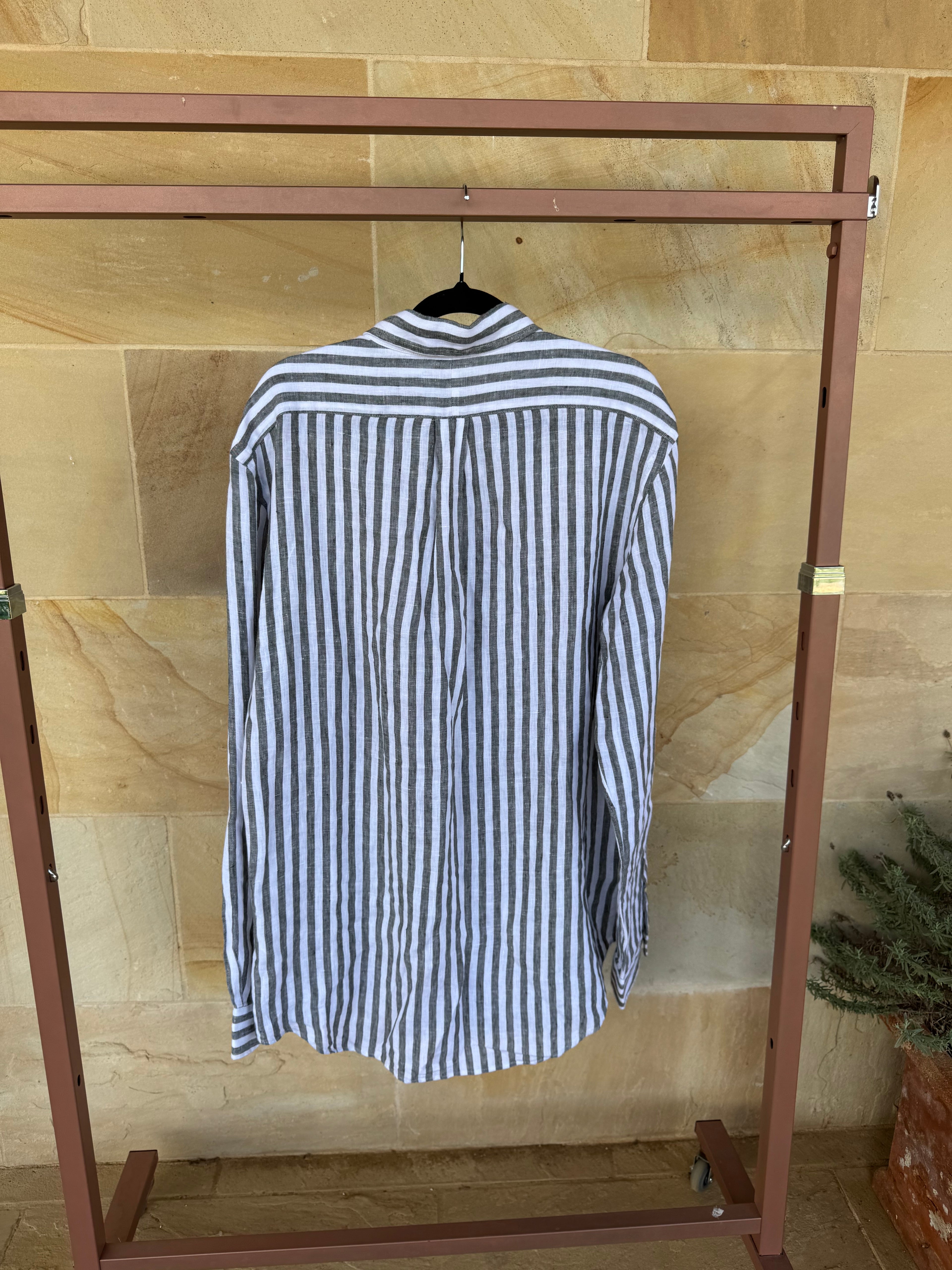 POLO RALPH LAUREN LINEN SHIRT MENS L