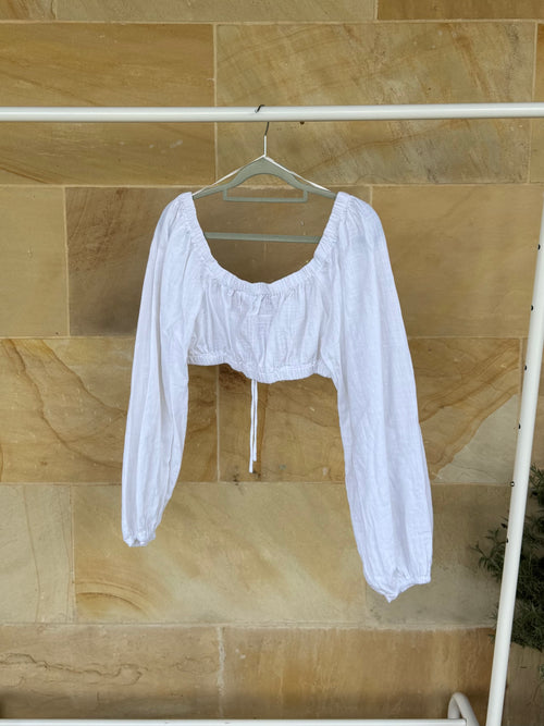 AVA & EVER LONG SLEEVE CROP 12