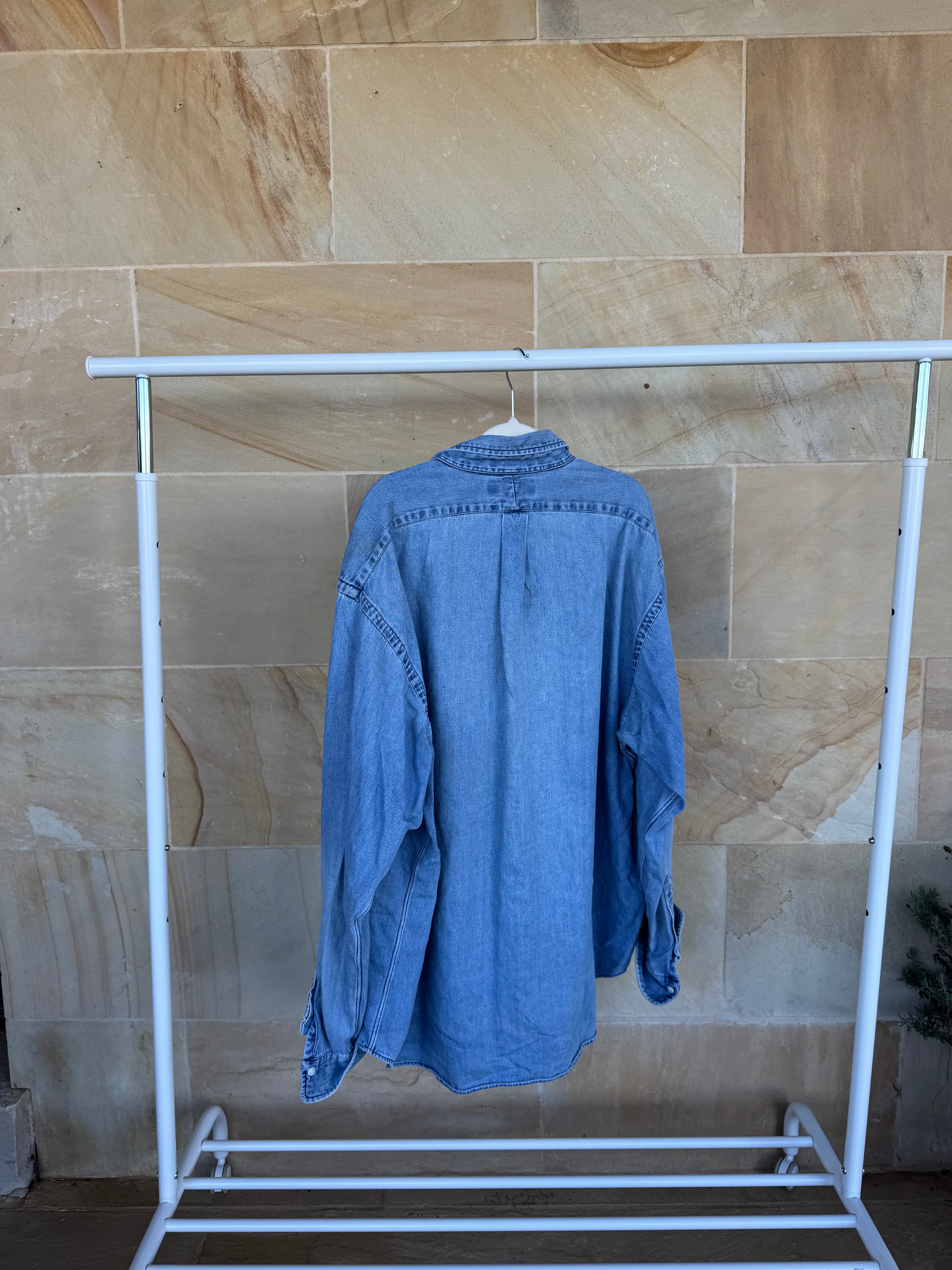 POLO RALPH LAUREN DENIM SHIRT XL