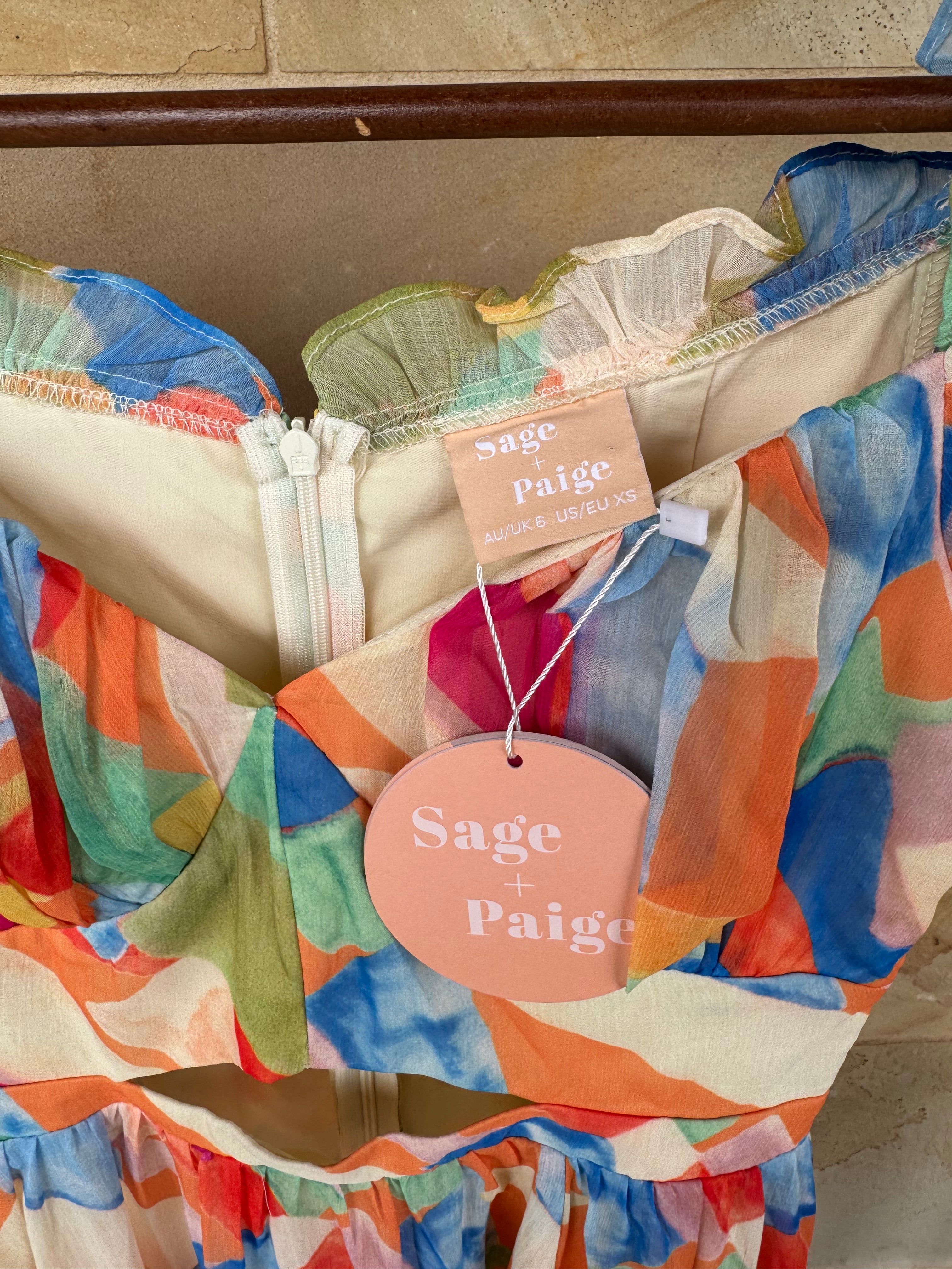 SAGE AND PAIGE DRESS 6 BNWT