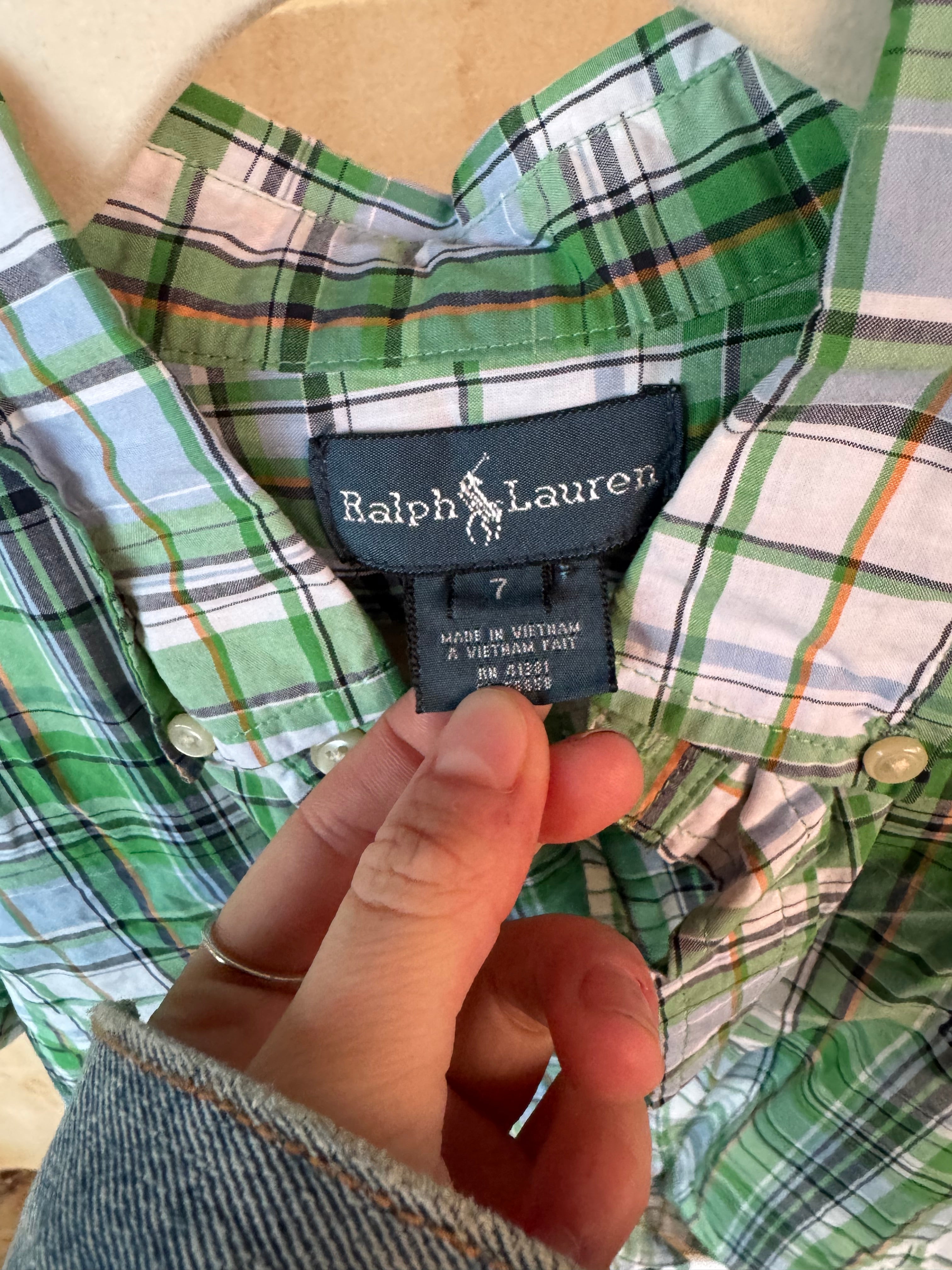 RALPH LAUREN SHIRT KIDS 7