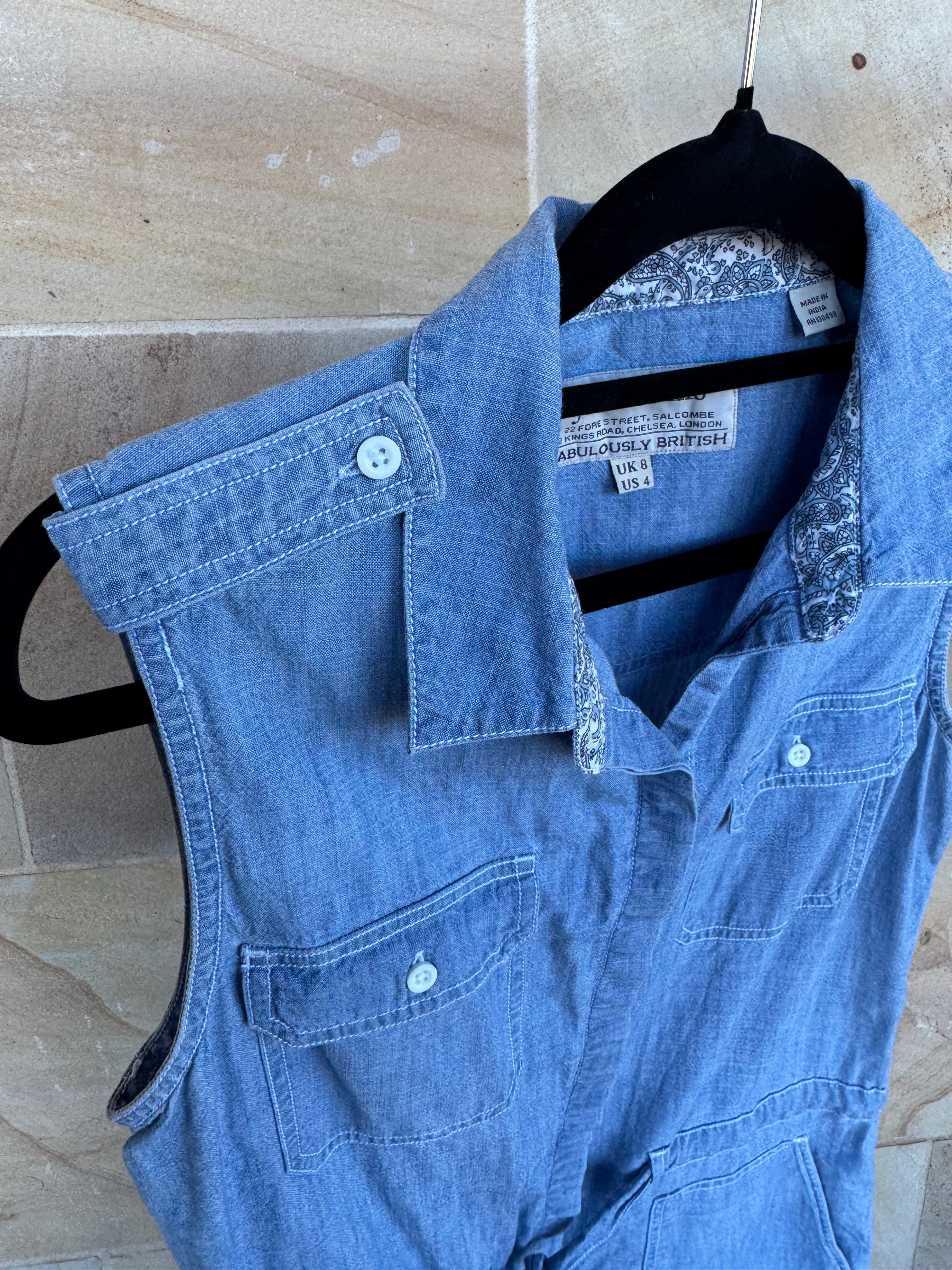 JACK WILLS DENIM ROMPER 8