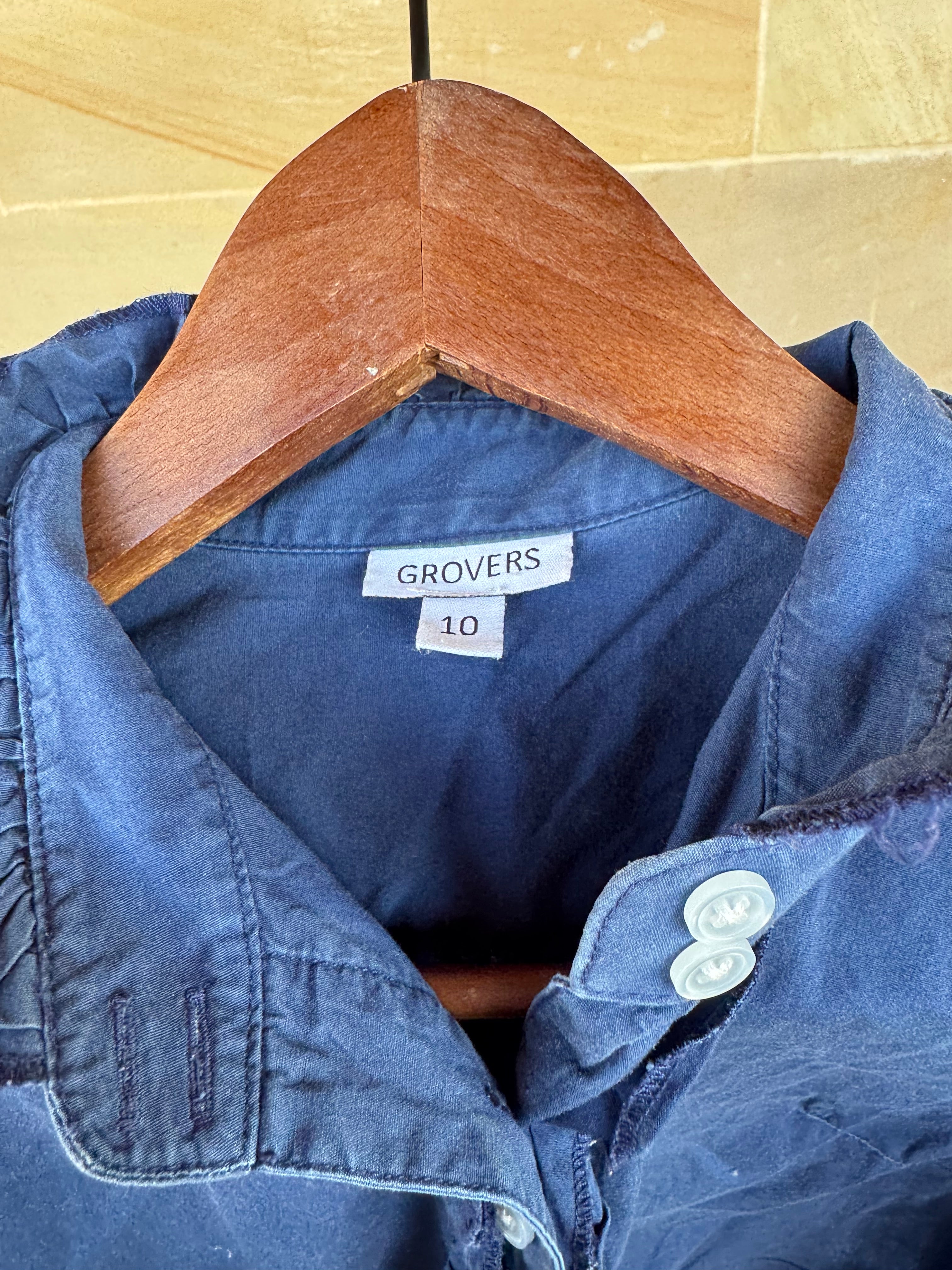 GROVERS RUFFLE SHIRT 10
