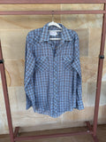 WRANGLER PEARL SNAP SHIRT L