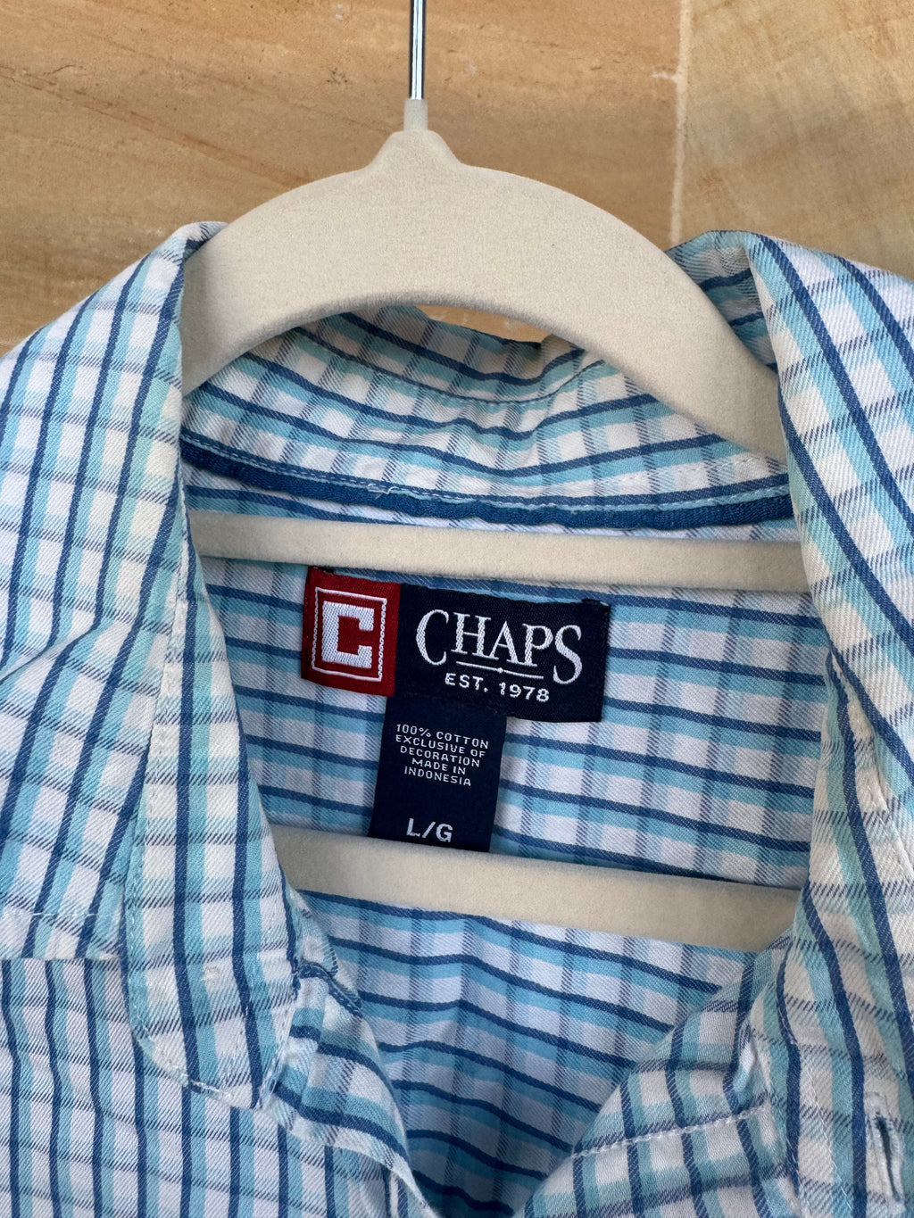 CHAPS SHIRT L