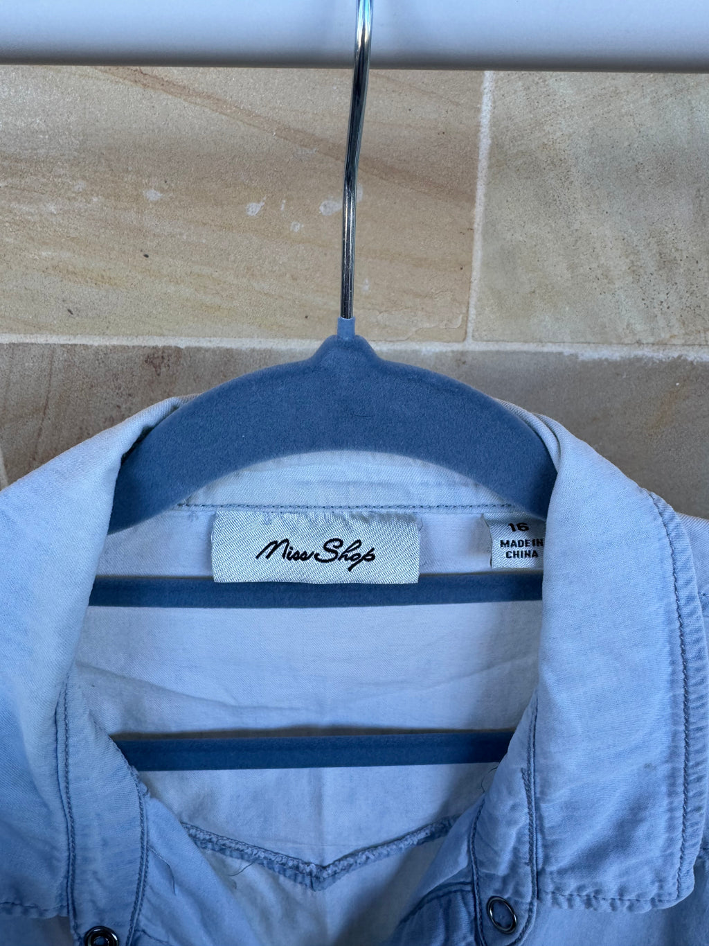MISS SHOP DENIM SHIRT 16