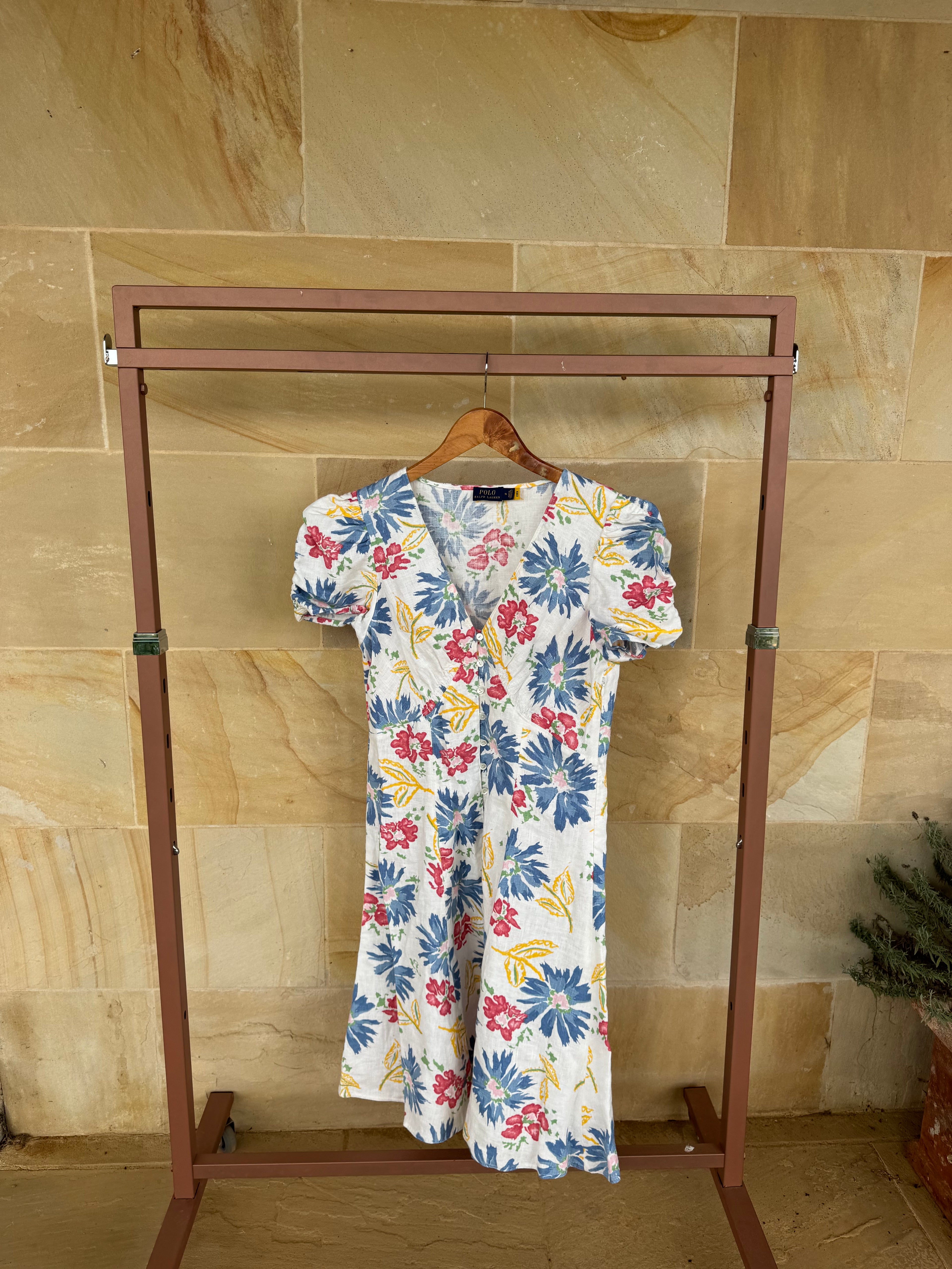 POLO RALPH LAUREN FLORAL DRESS 10