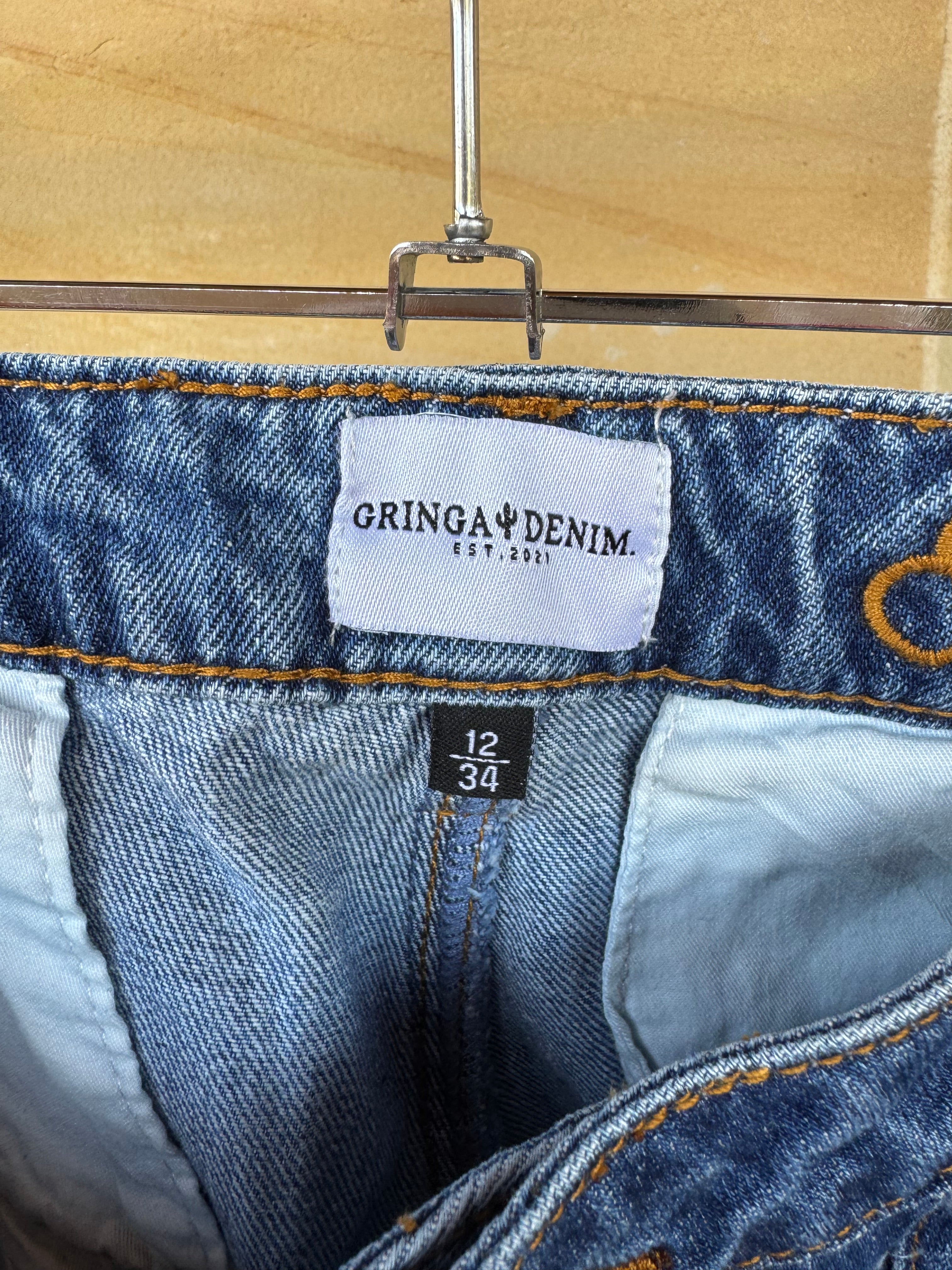 GRINGA DENIM JEANS BNWT 12/34