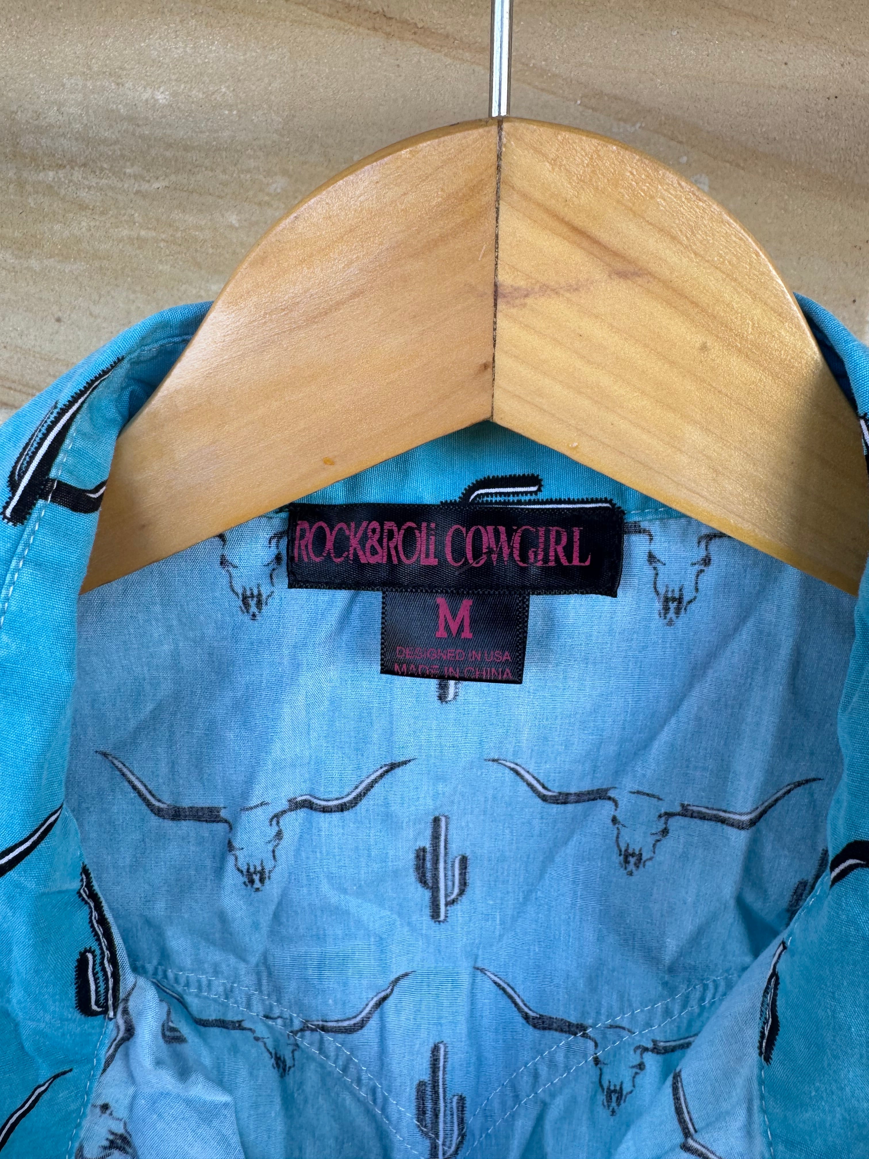 ROCK & ROLL COWGIRL SHIRT M