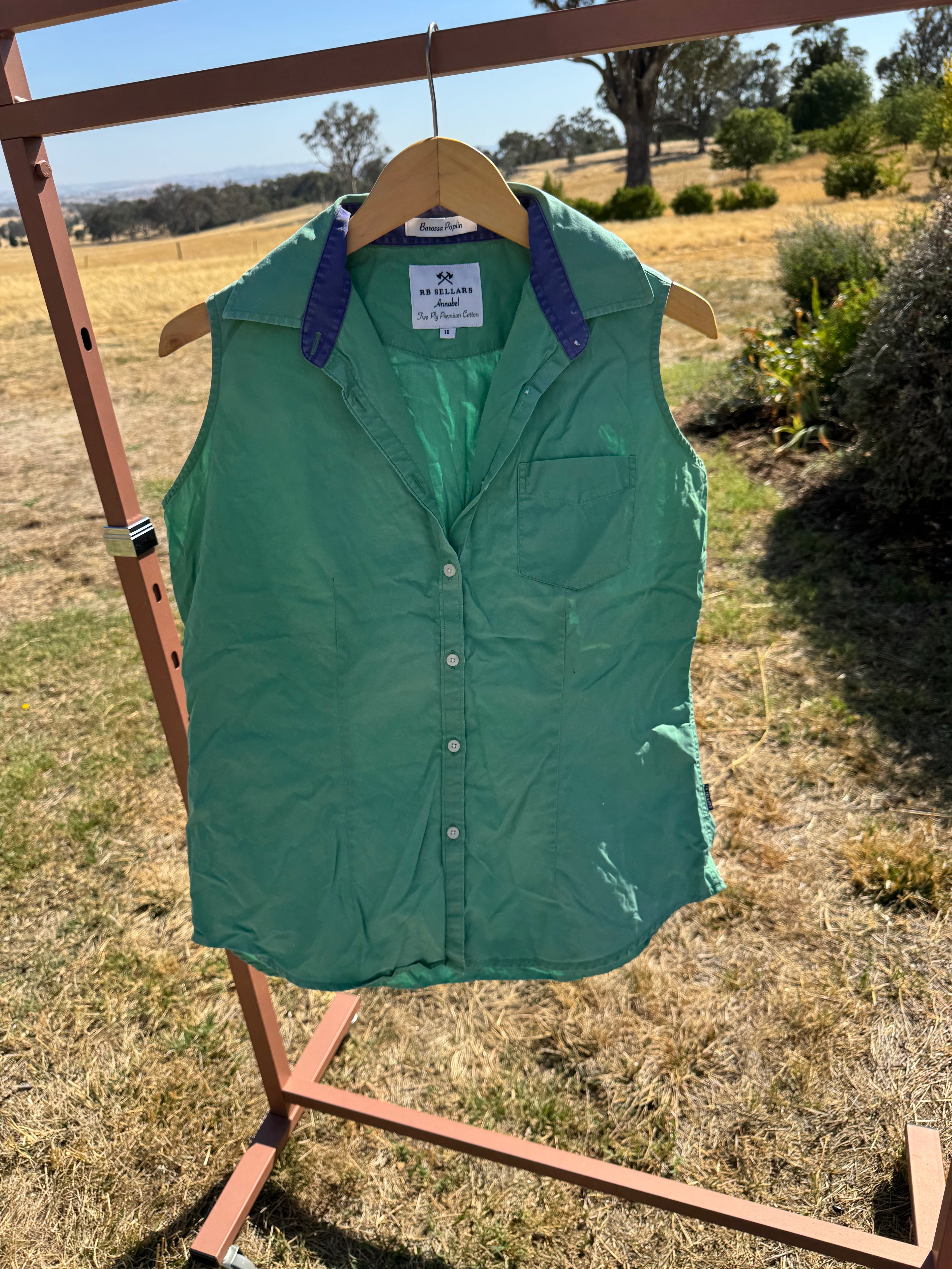 RB SELLARS SLEEVELESS WORK SHIRT 10